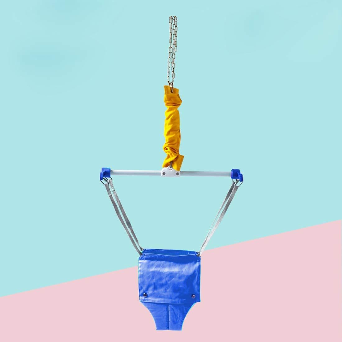 Saltador de Puerta Ajustable para Bebés TTQGAORUI - Azul
