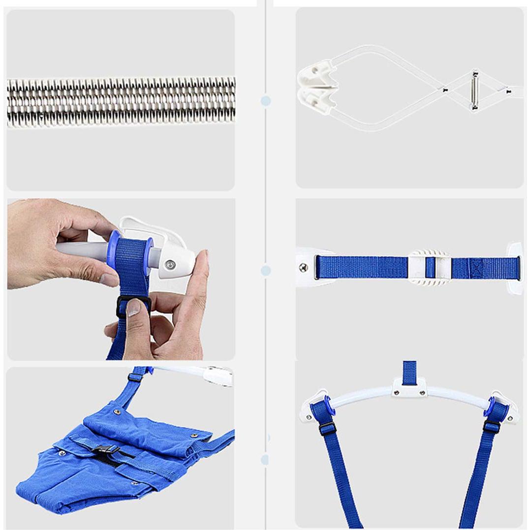 Saltador de Puerta Ajustable para Bebés TTQGAORUI - Azul