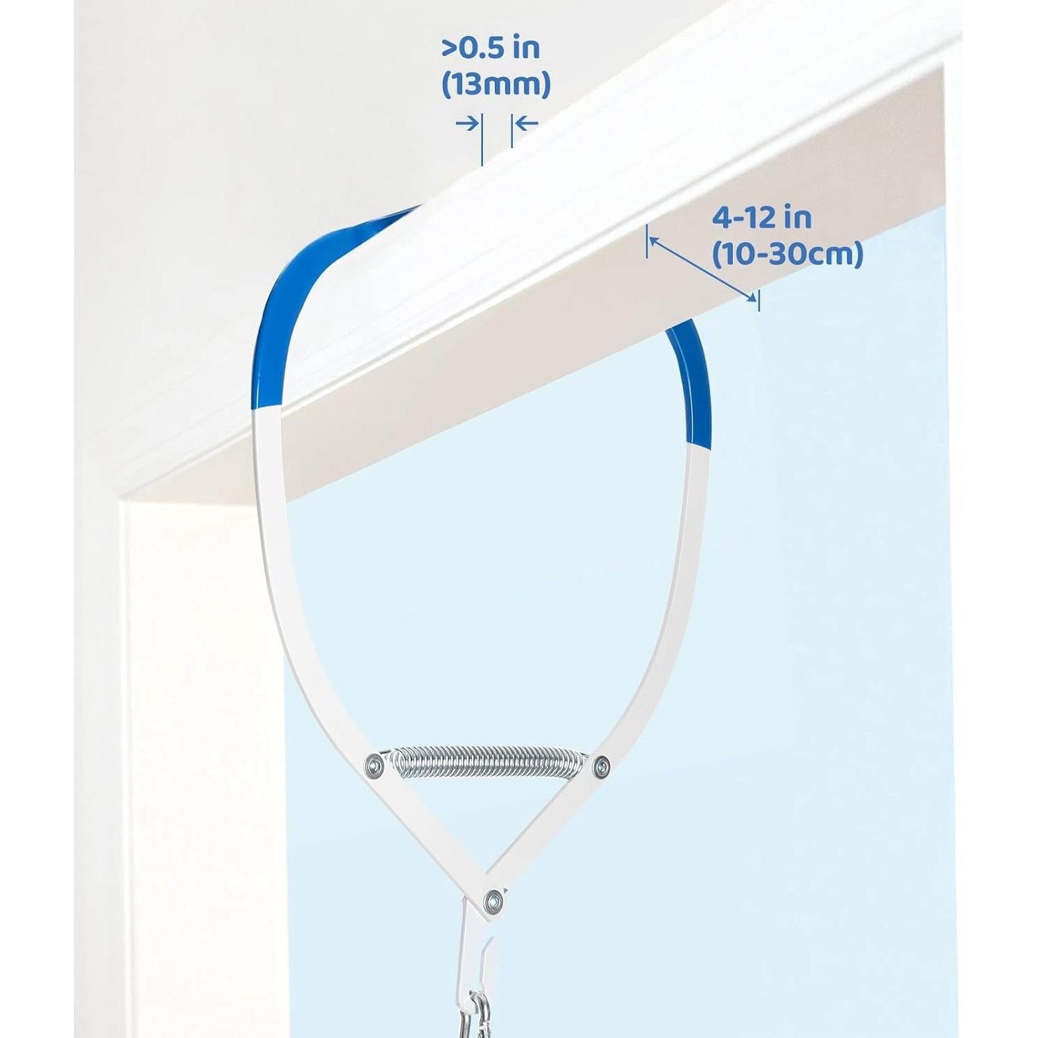 Saltador de Puerta para Bebé Slevoo Ajustable Azul 199.5 cm
