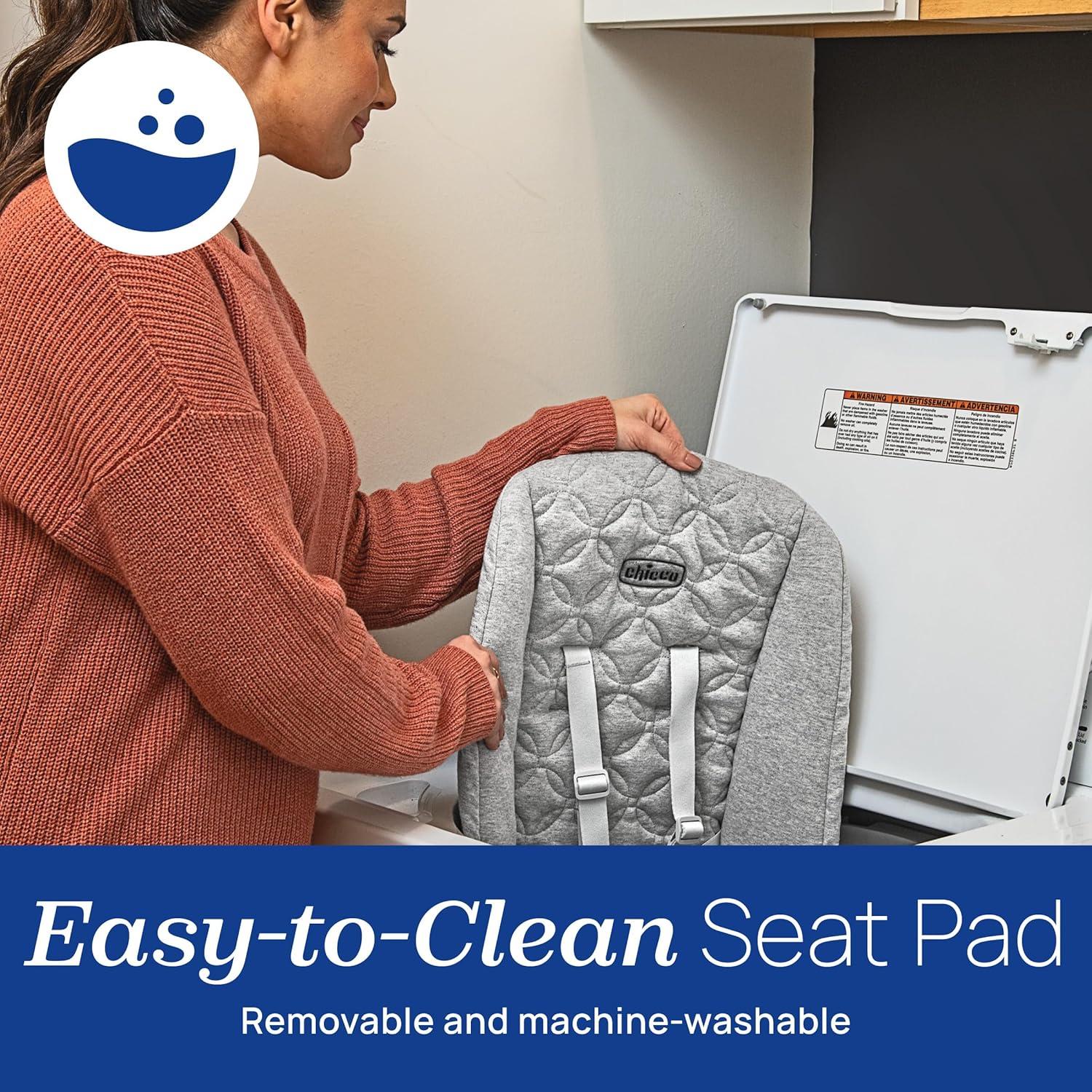 Asiento de Balanceo para Bebé Chicco Float - Algodón Orgánico, Barra de Juguetes