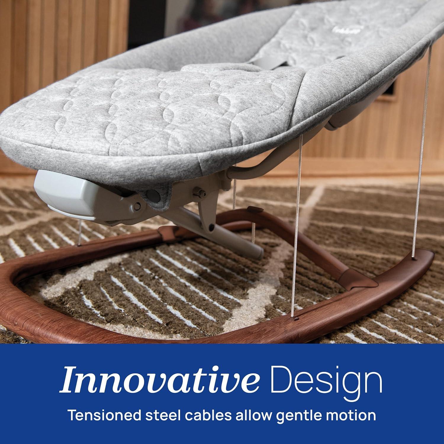 Asiento de Balanceo para Bebé Chicco Float - Algodón Orgánico, Barra de Juguetes