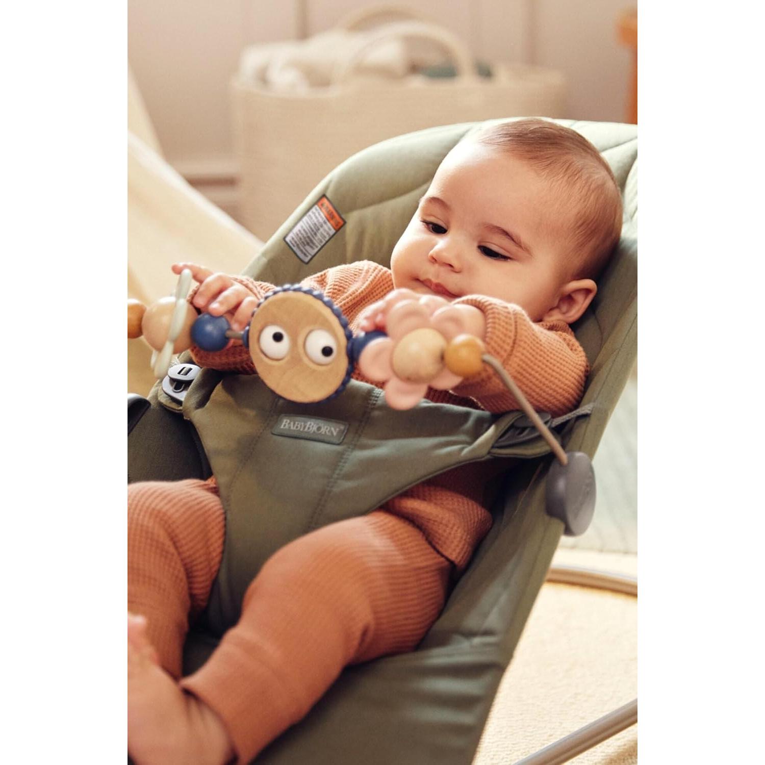 Silla de Rebotar Ajustable BabyBjörn Bouncer Bliss Verde