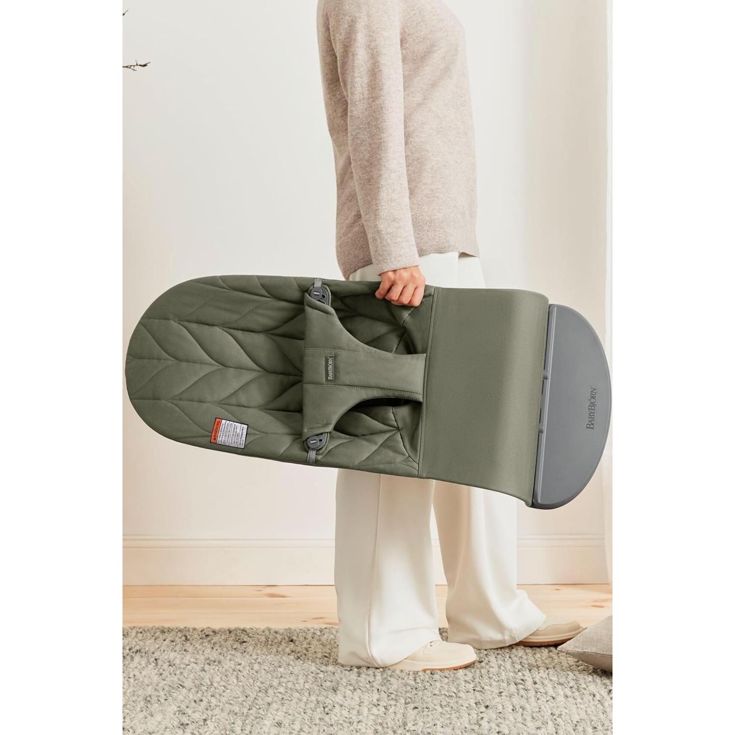 Silla de Rebotar Ajustable BabyBjörn Bouncer Bliss Verde