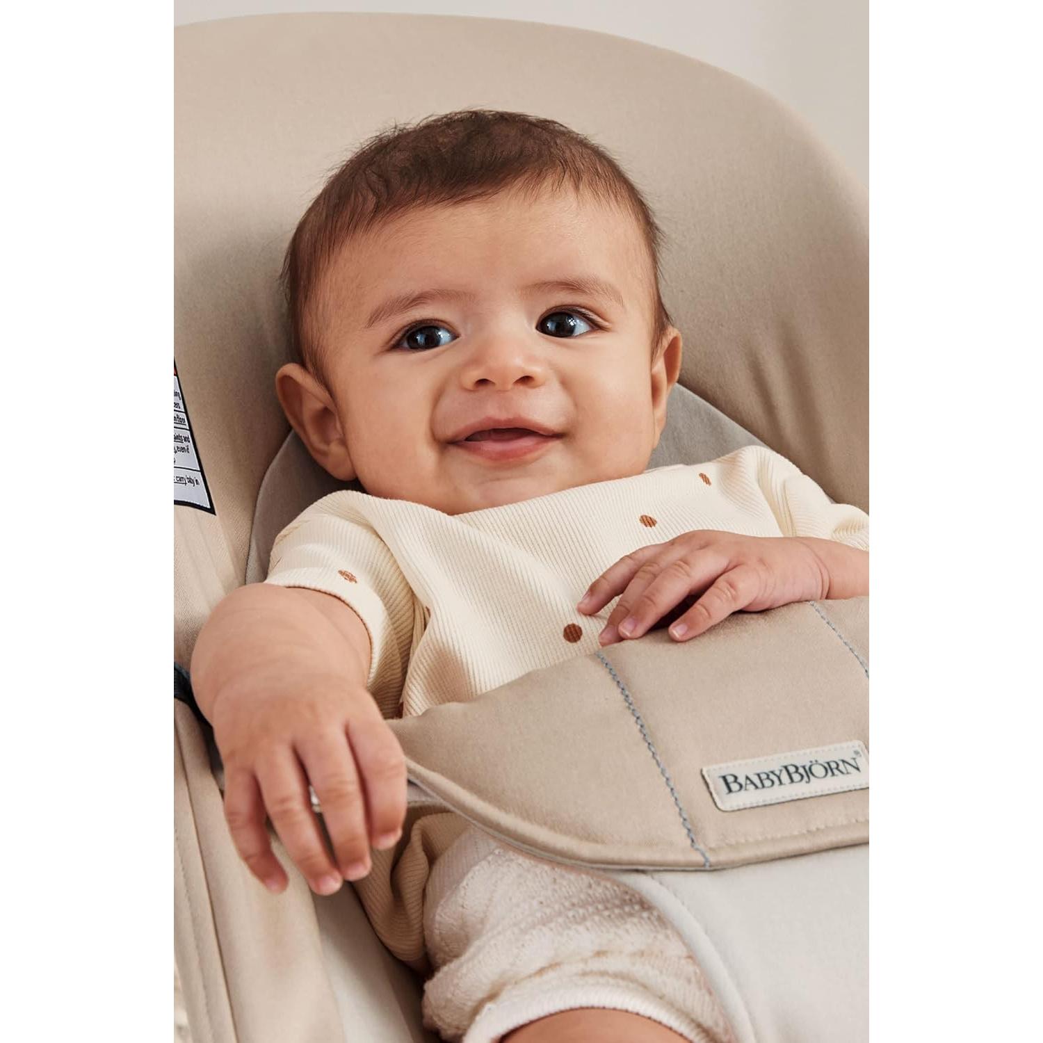 Silla de Rebote BabyBjörn Balance Soft Caqui 2 en 1 para Bebés