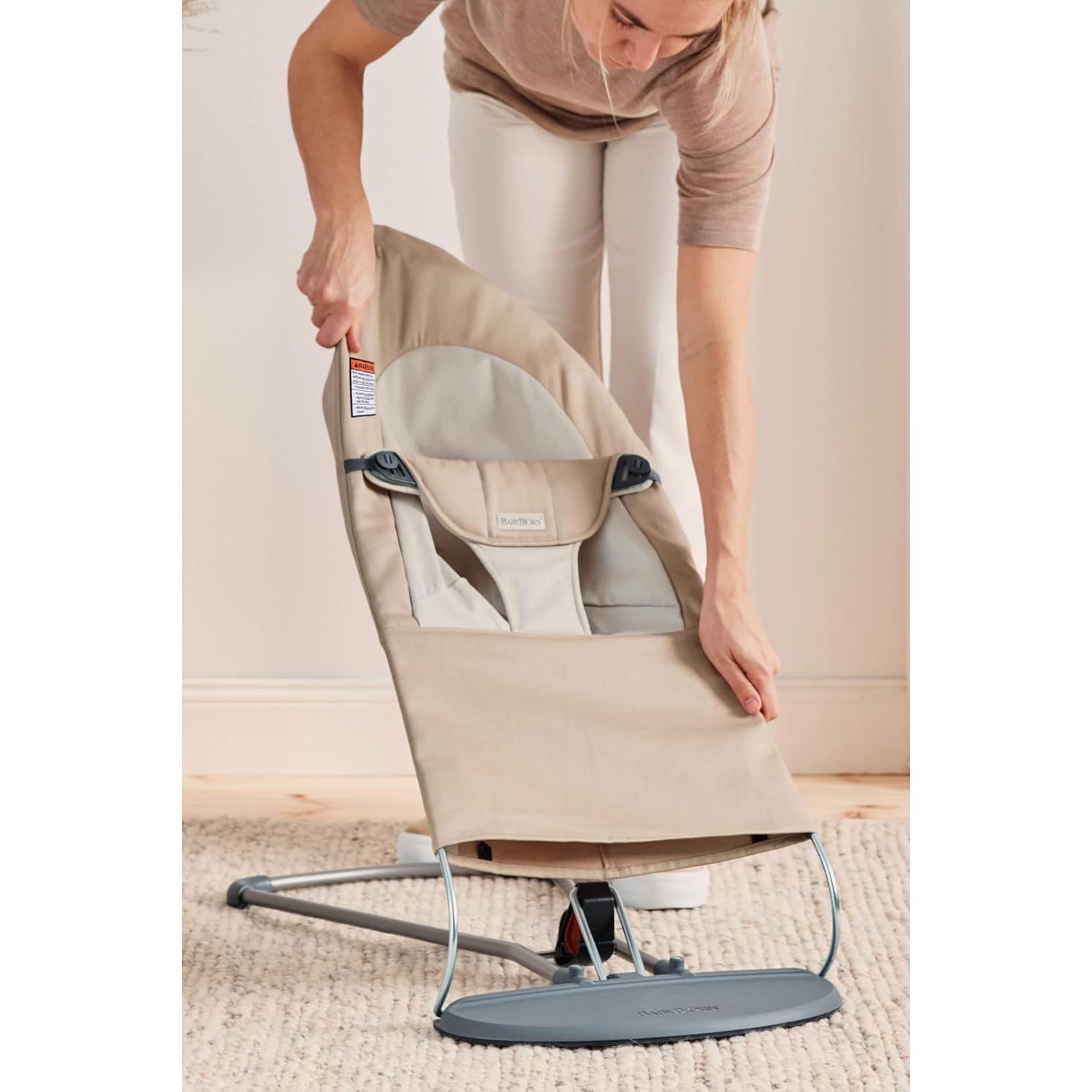 Silla de Rebote BabyBjörn Balance Soft Caqui 2 en 1 para Bebés