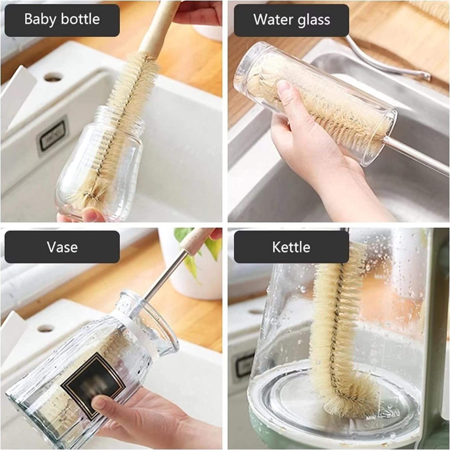 Cepillo de Botella Typutomi de Cerda Natural 30 cm