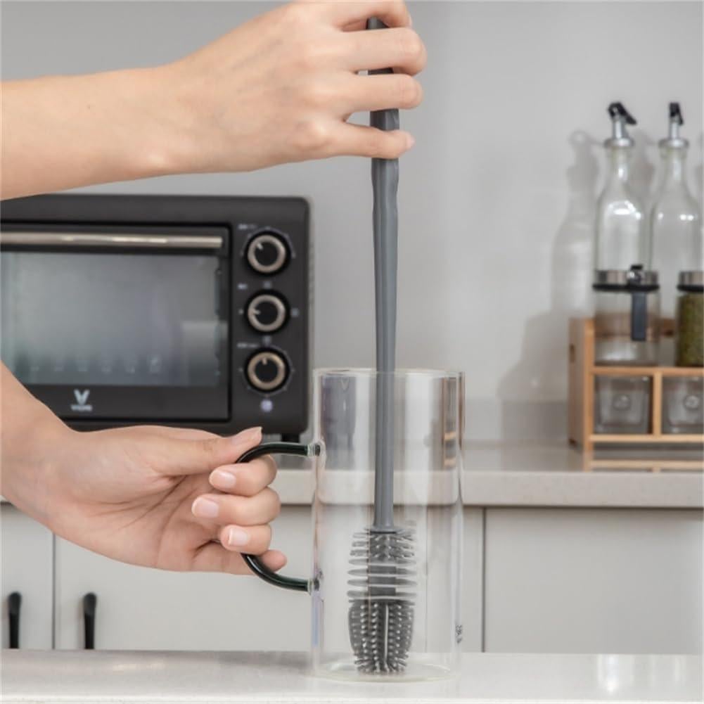 Cepillo Limpiador de Botellas EYAKEG de Silicona 28 cm