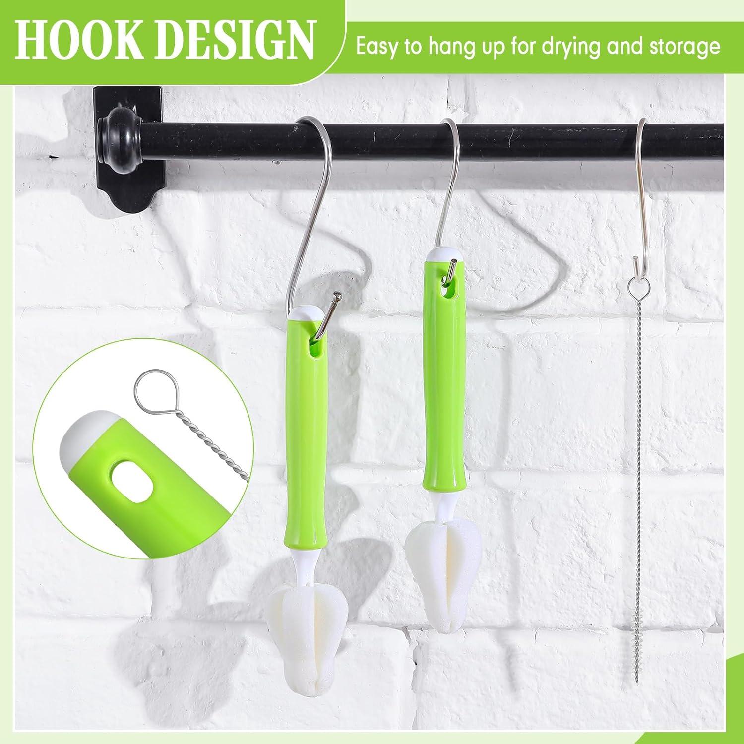 Juego de Cepillos para Biberones Willinglong 22 Pcs - 12 Cabezas