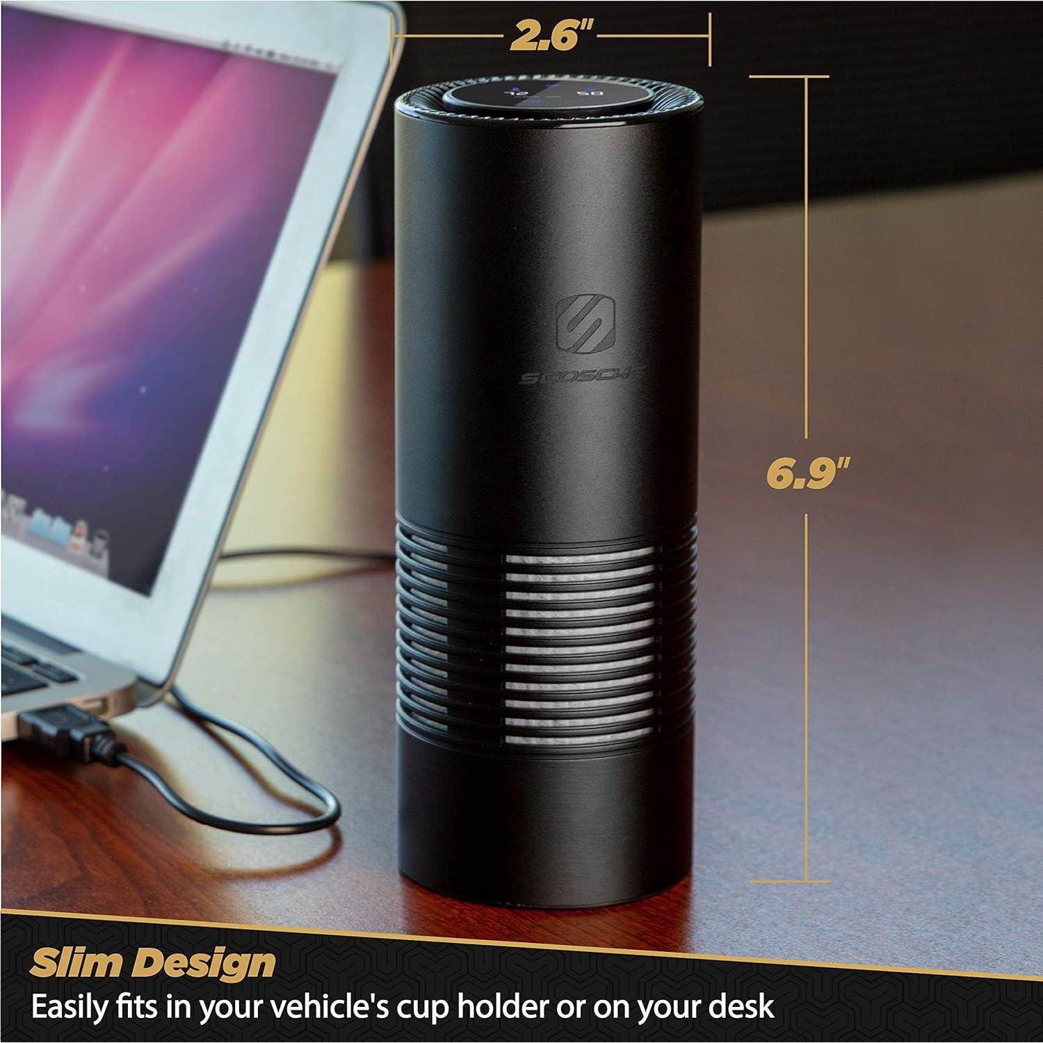 Purificador de Aire HEPA Scosche AFP-SP Portátil para Vehículo