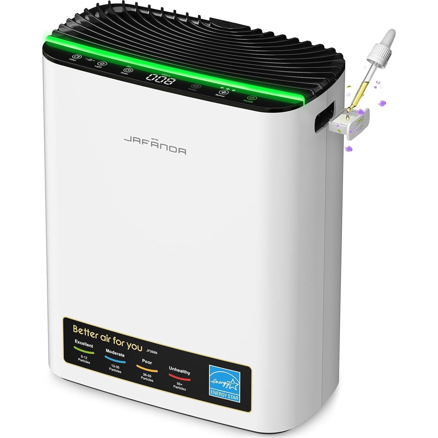 Purificador de Aire Jafända JF268 para Habitaciones 113.5 m²