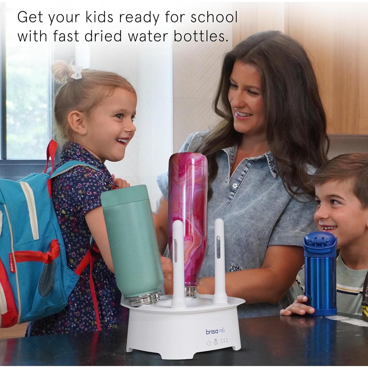 Soporte de Secado de Botellas Brisa Gris - Secado Rápido y Ecológico