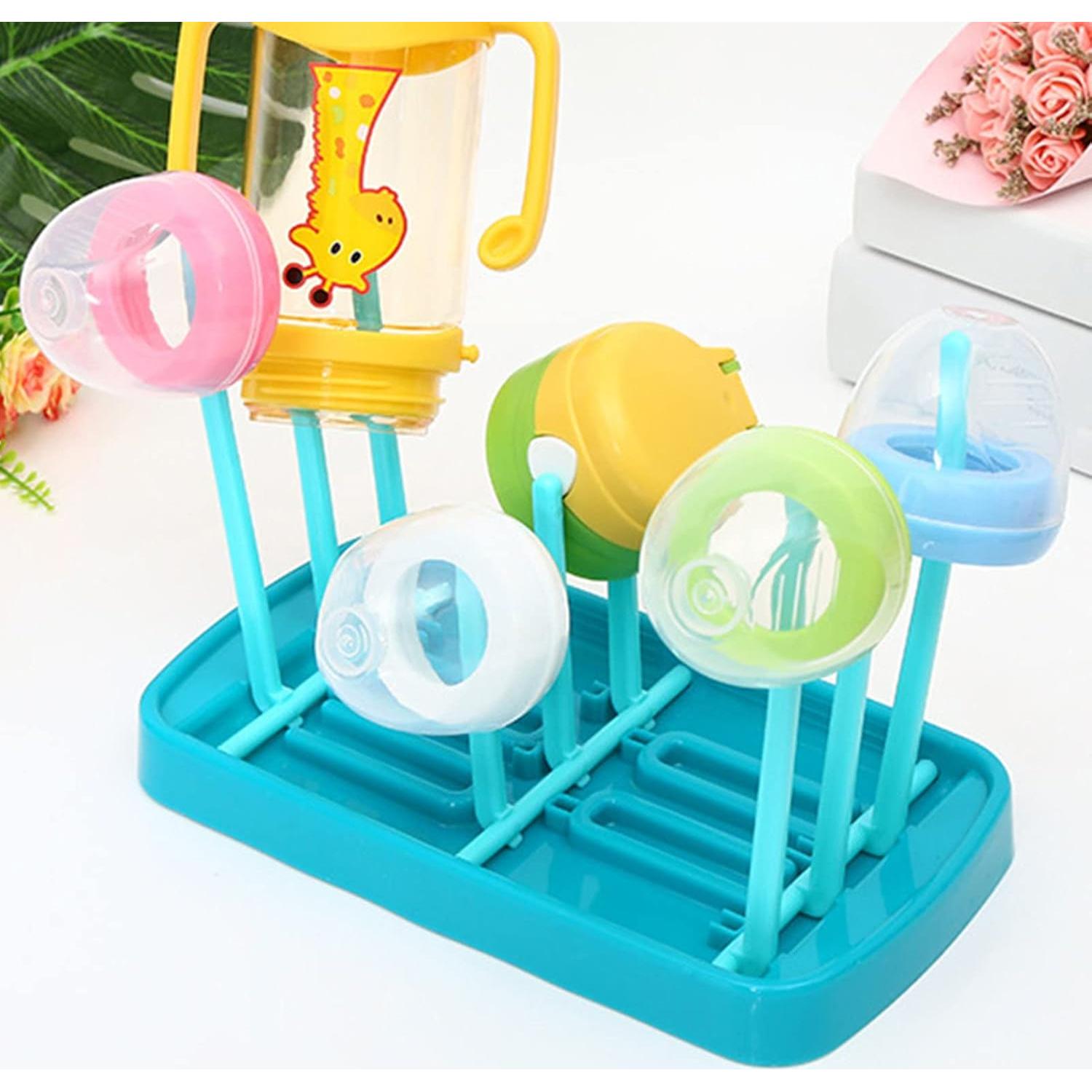 Soporte para Secado de Biberones Alomejor Azul Desmontable