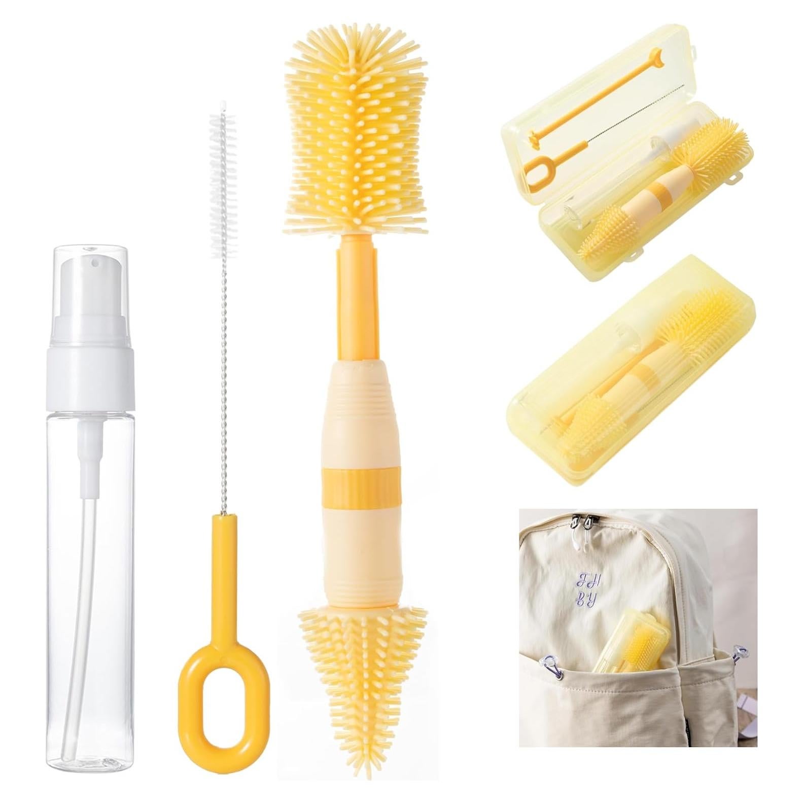 Kit Limpiador de Botellas 6 en 1 Anivona - Libre de BPA