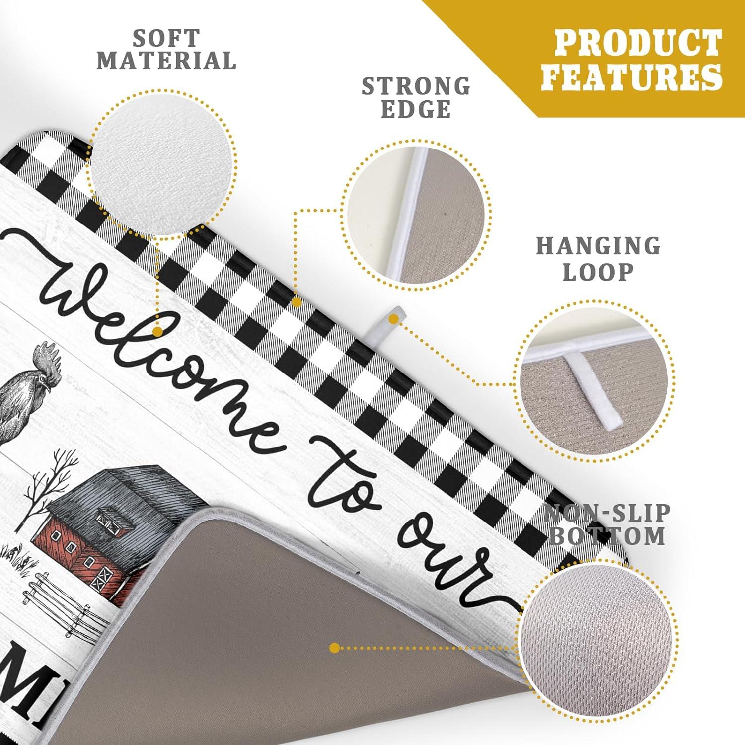 Alfombrilla de Secado de Platos Giwawa 45.72x60.96 cm Microfibra