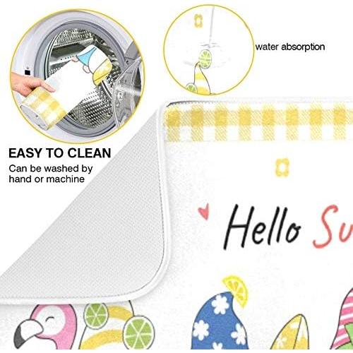 Alfombrilla de Secado QUGRL 40.6x45.7cm Absorbente Cocina