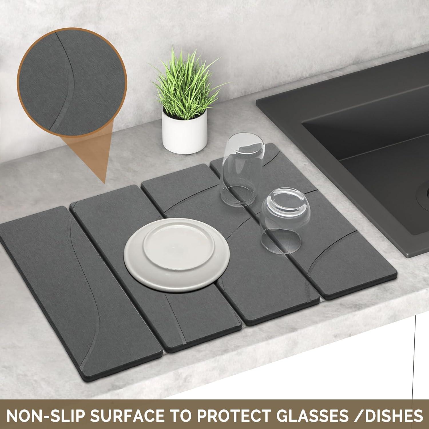 Alfombrilla de Secado de Piedra Diatomácea Linidcoud 61x41cm