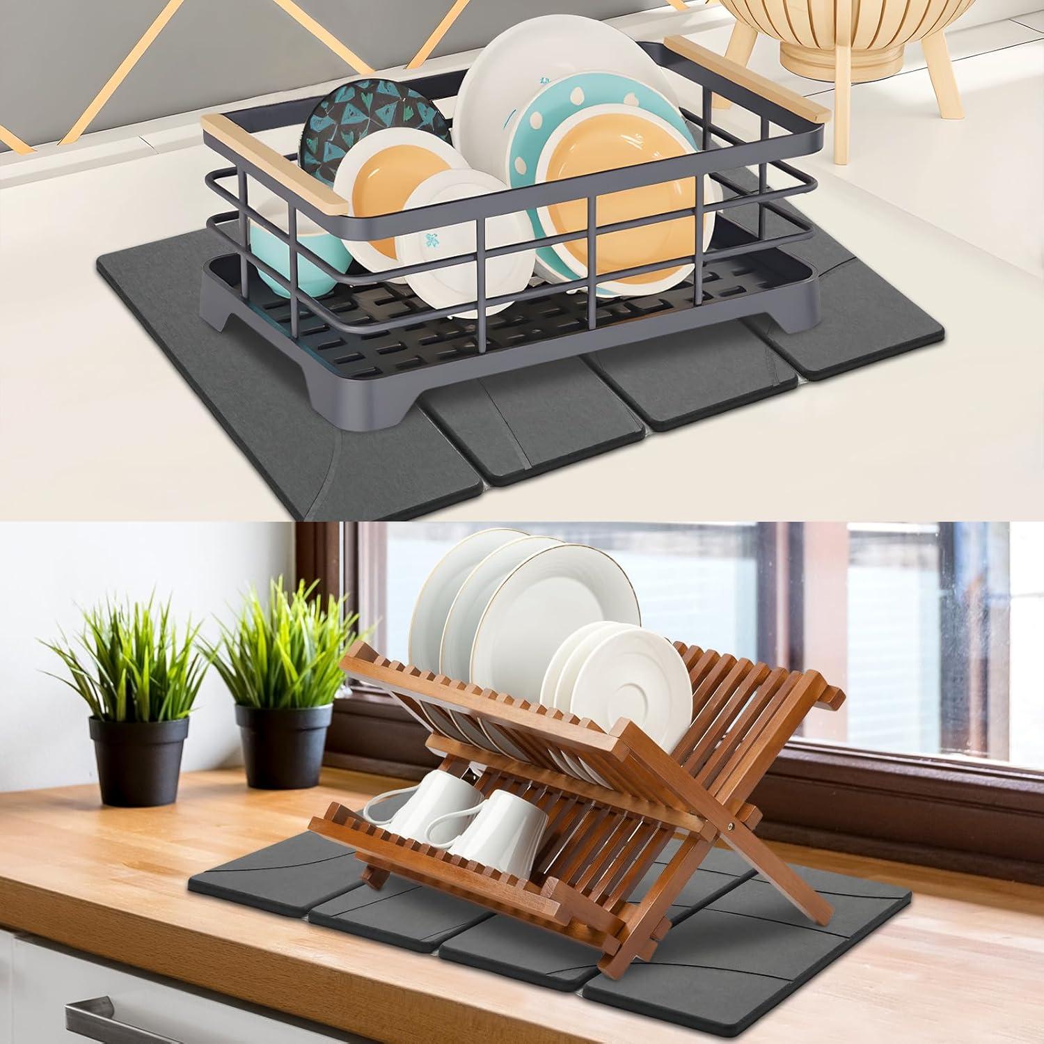 Alfombrilla de Secado de Piedra Diatomácea Linidcoud 61x41cm