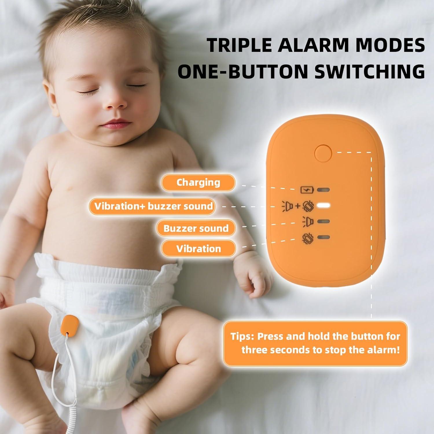 Alarma de Enuresis Infantil QCBF con Vibración y Sonido Fuerte