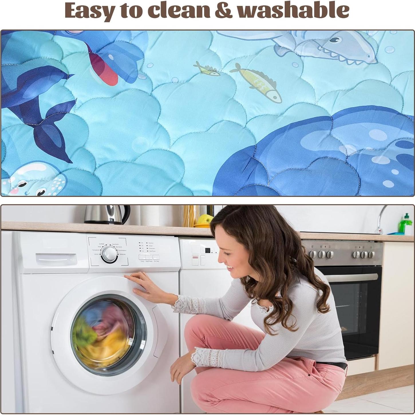 Alfombra de Juego para Bebé FAMOPLAY 50x50cm Antideslizante