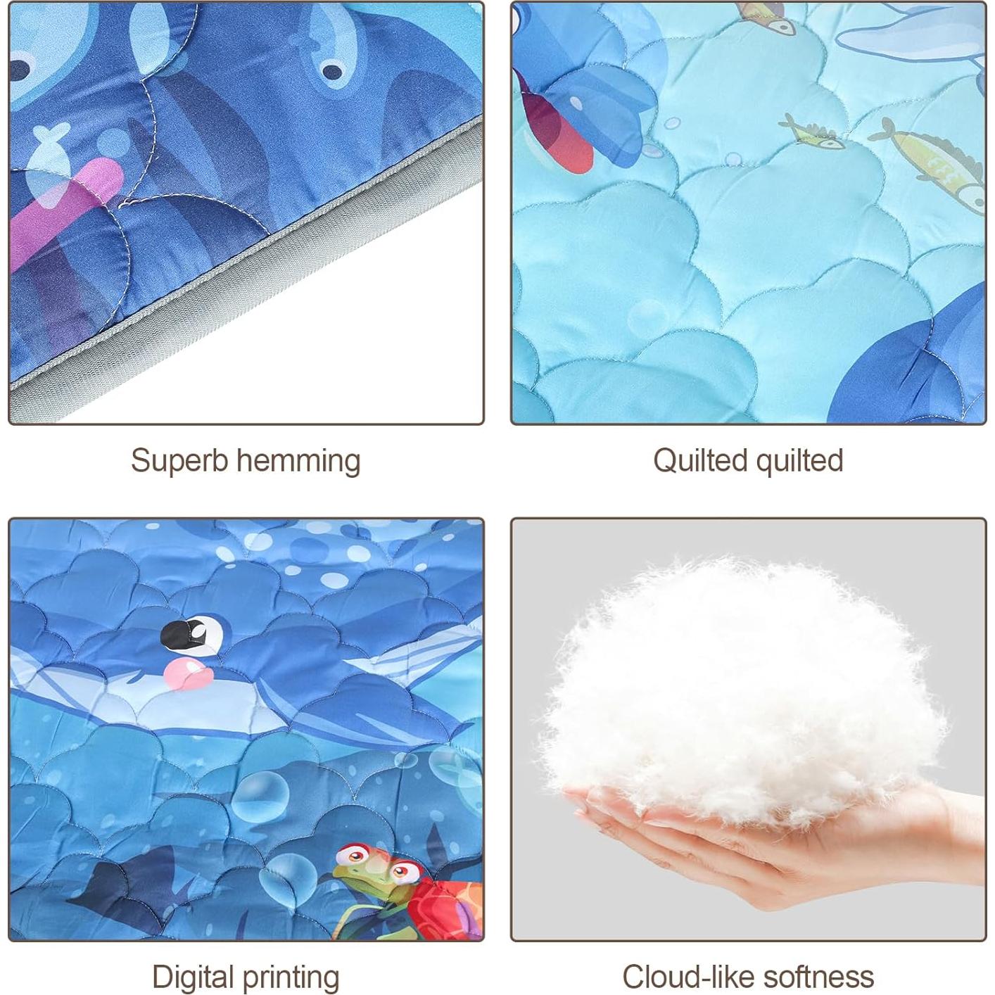 Alfombra de Juego para Bebé FAMOPLAY 50x50cm Antideslizante