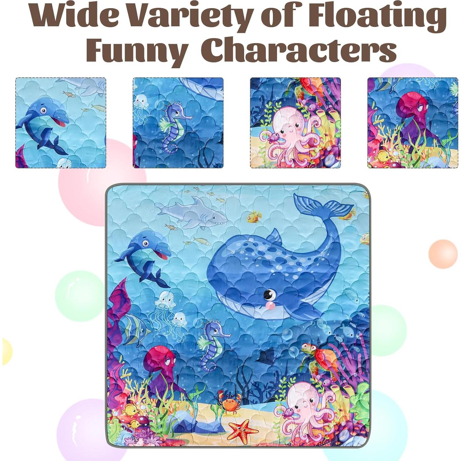 Alfombra de Juego para Bebé FAMOPLAY 50x50cm Antideslizante