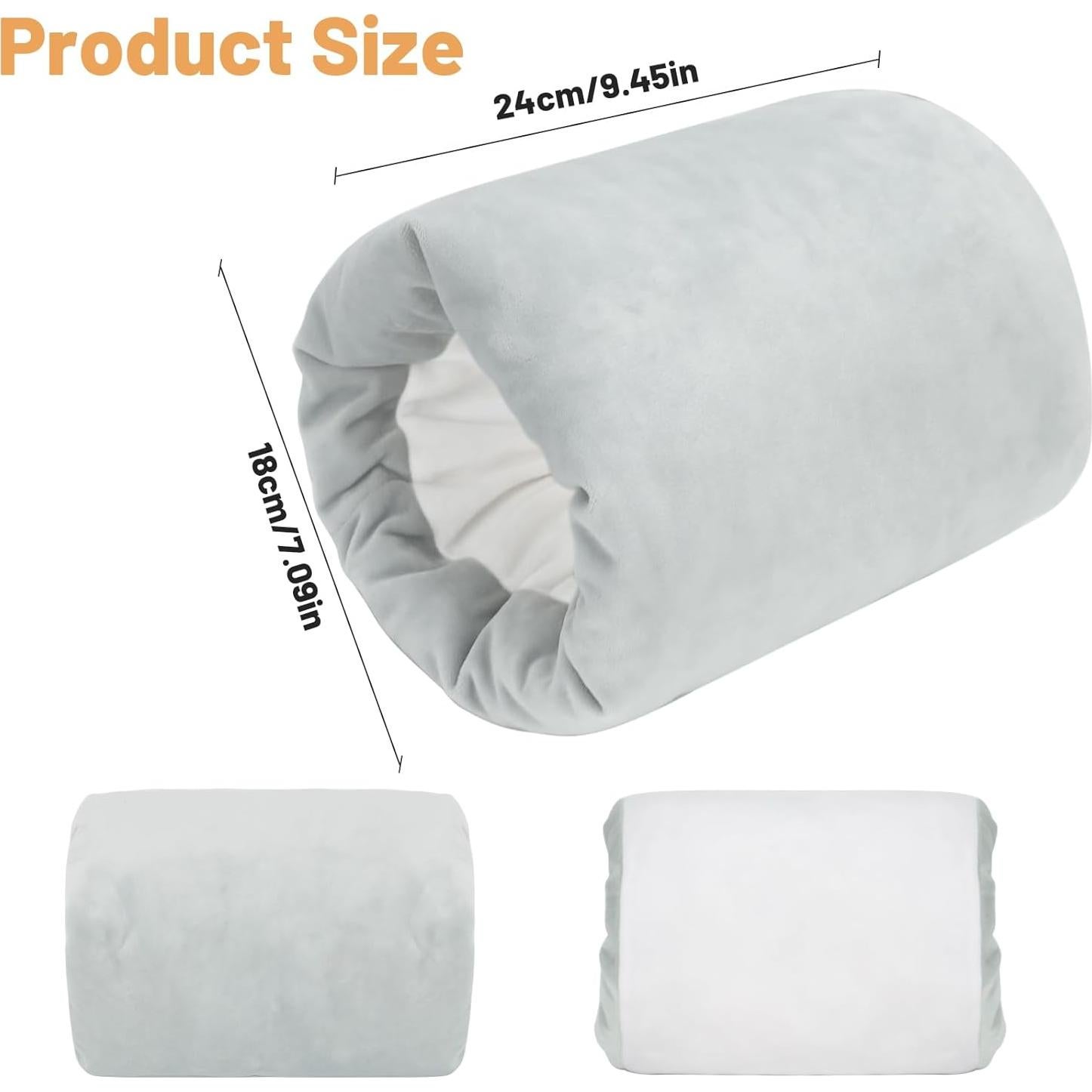 Almohada de Brazo KAKIBLIN para Lactancia Bebés Gris 23x21 cm