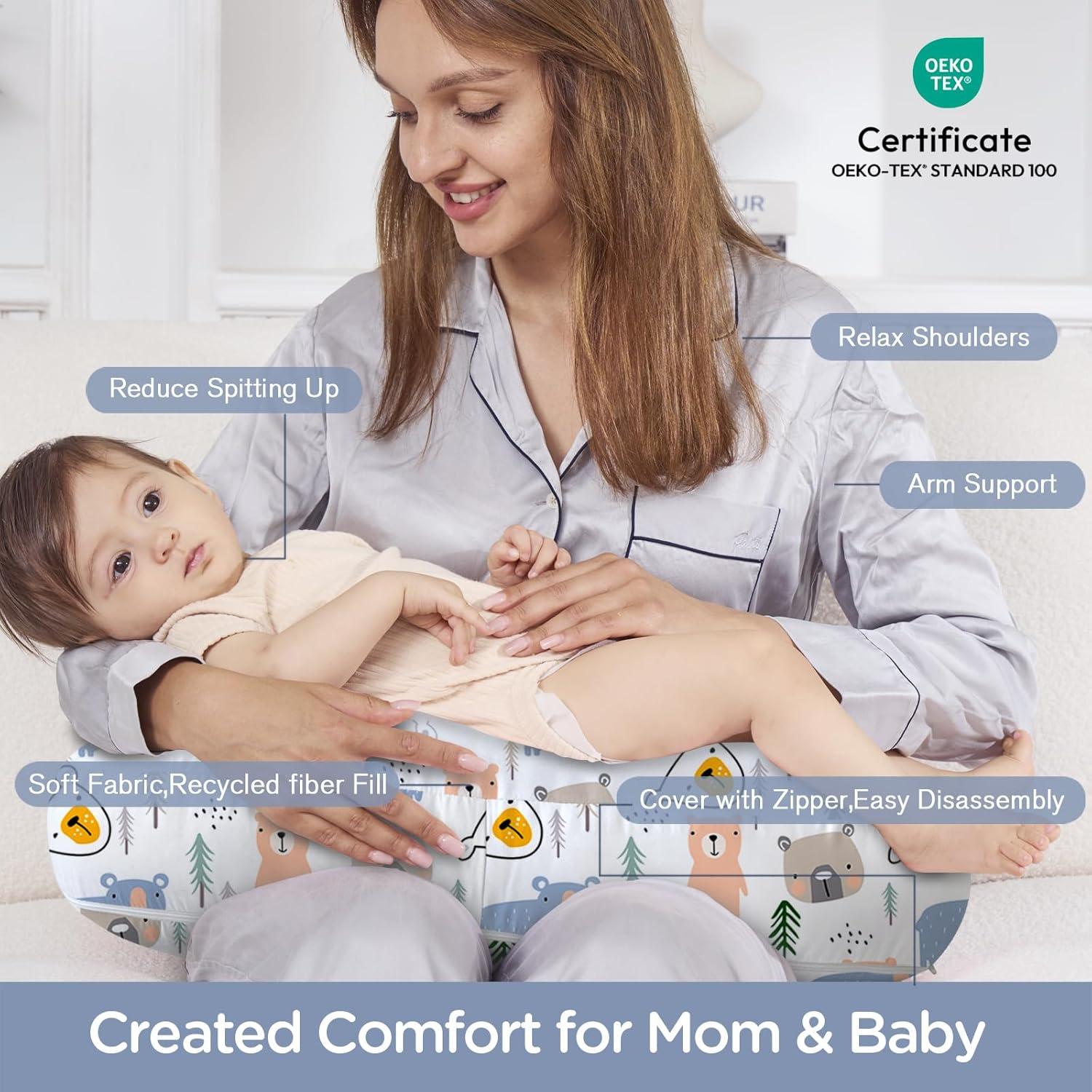 Cojín de Lactancia Little Grape Land Oso Mejorado 0-18 Meses