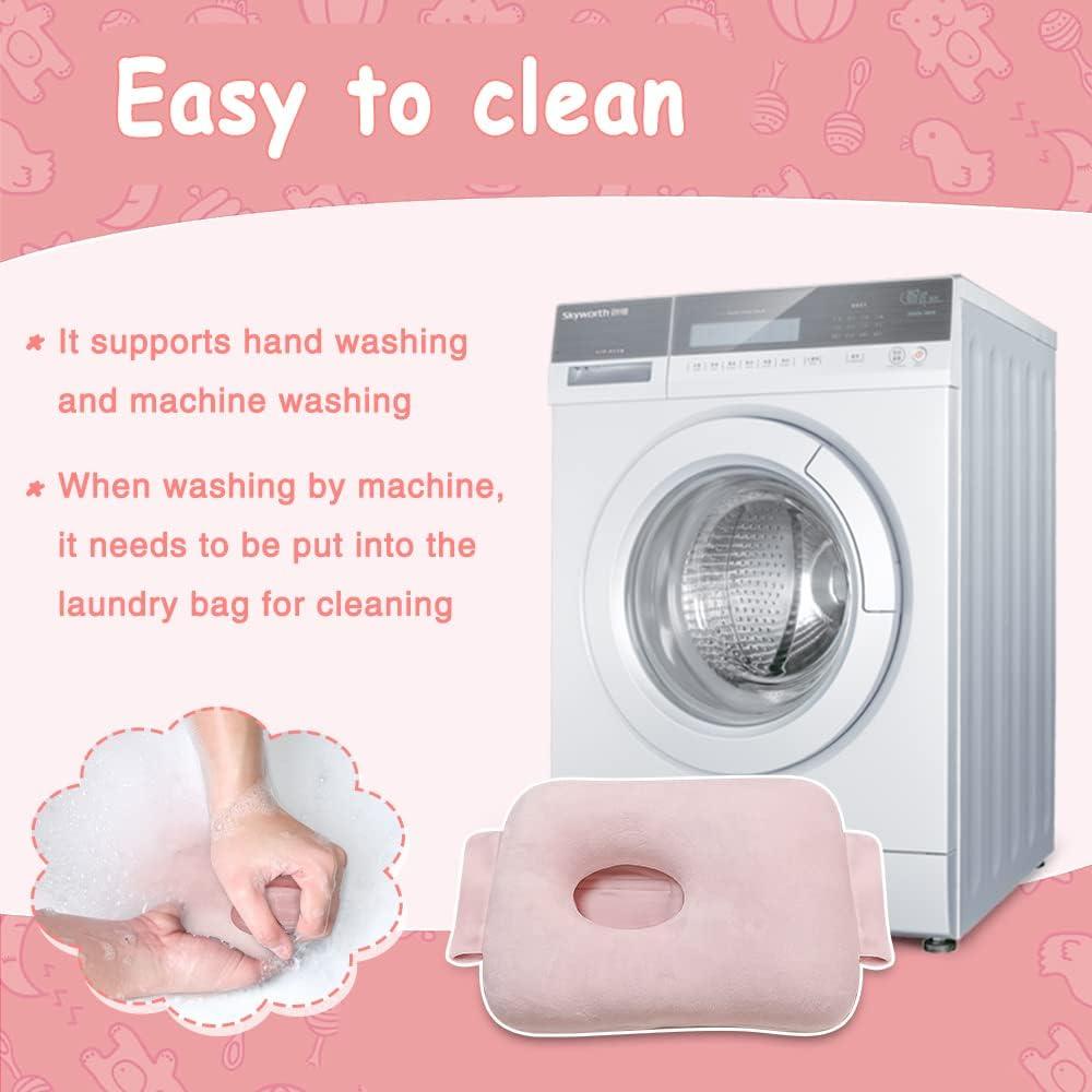 Almohada G-Tubo POWYS Rosa Ajustable para Bebés 64x20 cm