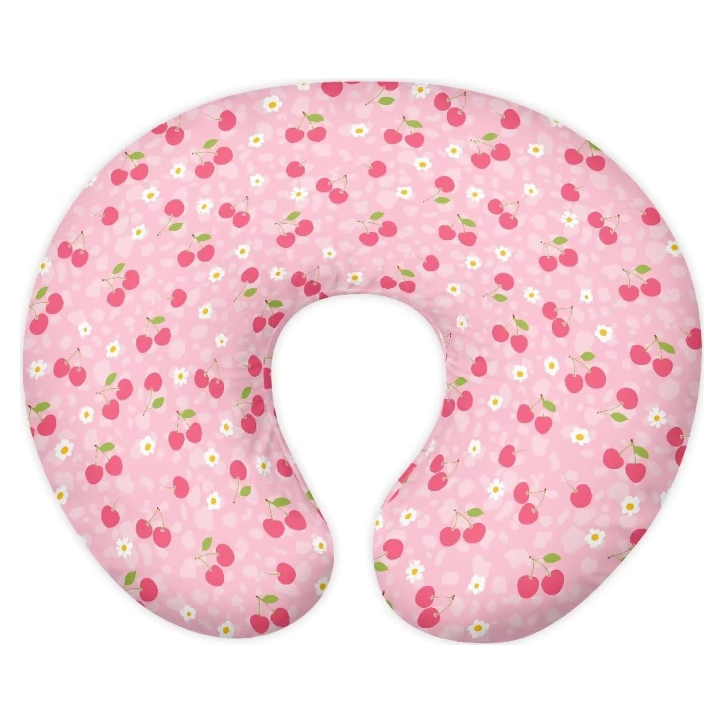 Funda de Almohada de Lactancia Hzeswody Cereza Suave