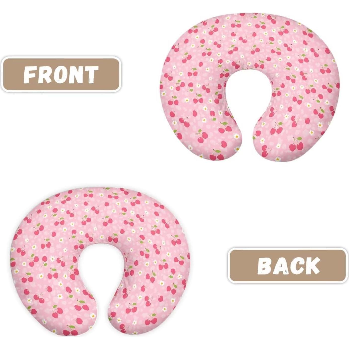 Funda de Almohada de Lactancia Hzeswody Cereza Suave