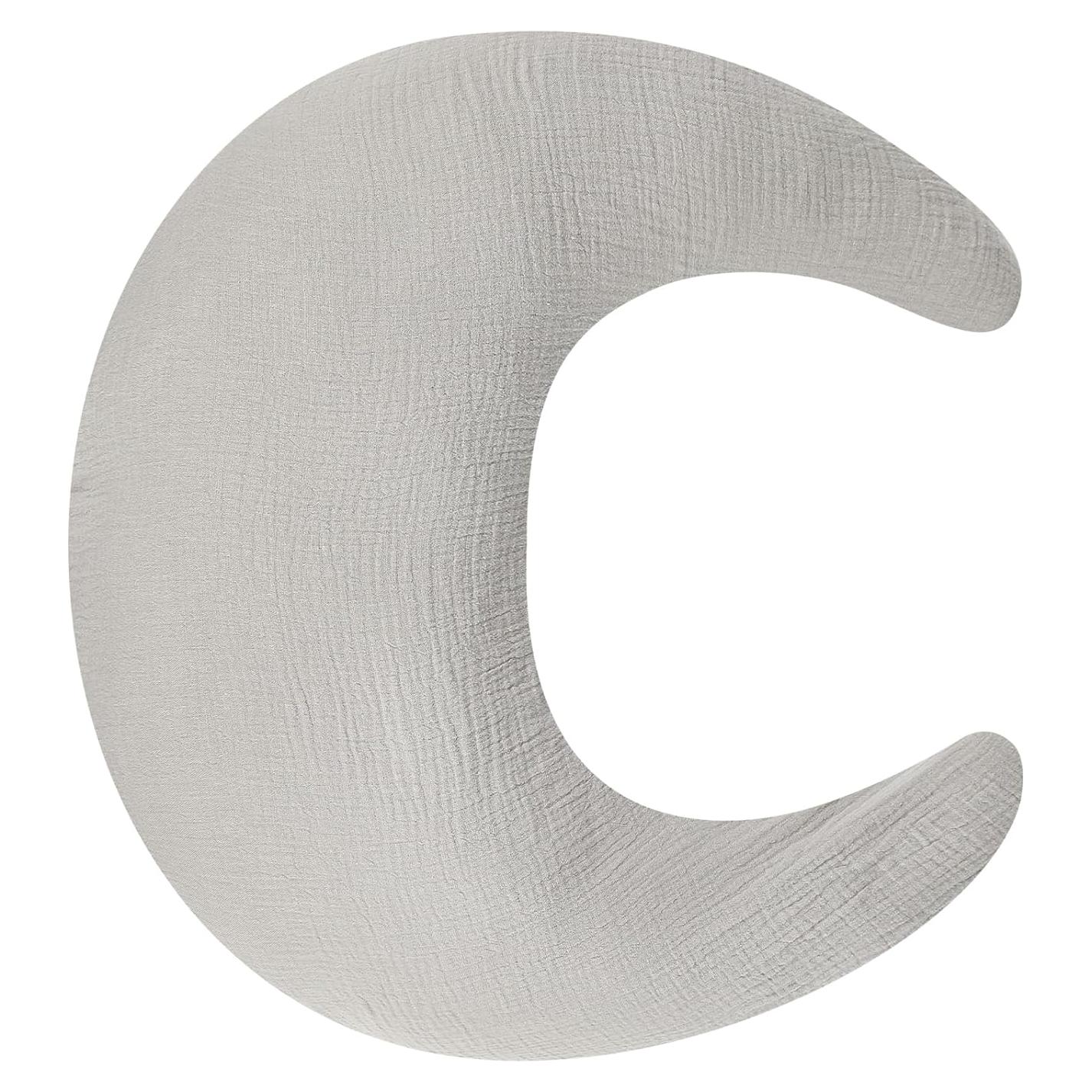 Funda de Almohada para Lactancia SWESEN Gris Humo 45x56 cm