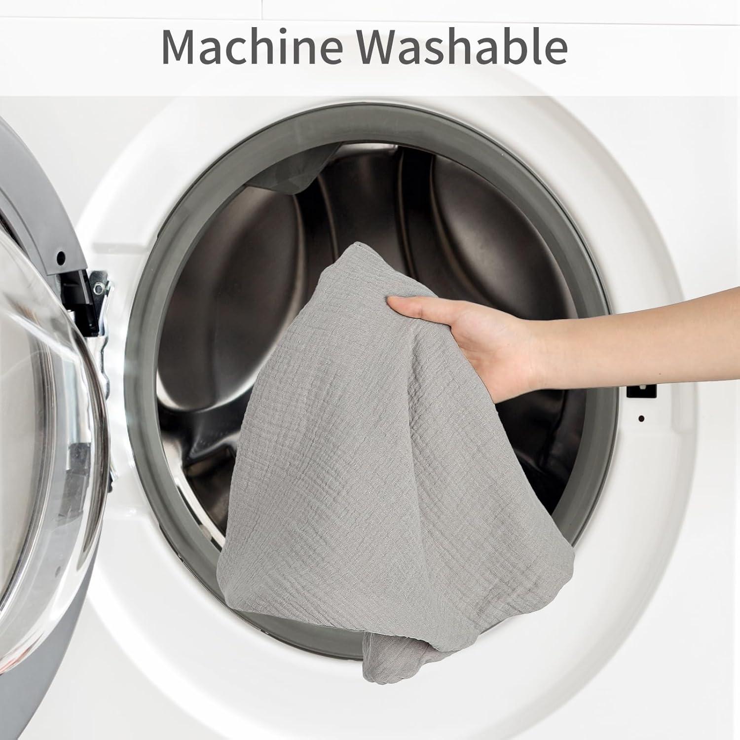 Funda de Almohada para Lactancia SWESEN Gris Humo 45x56 cm