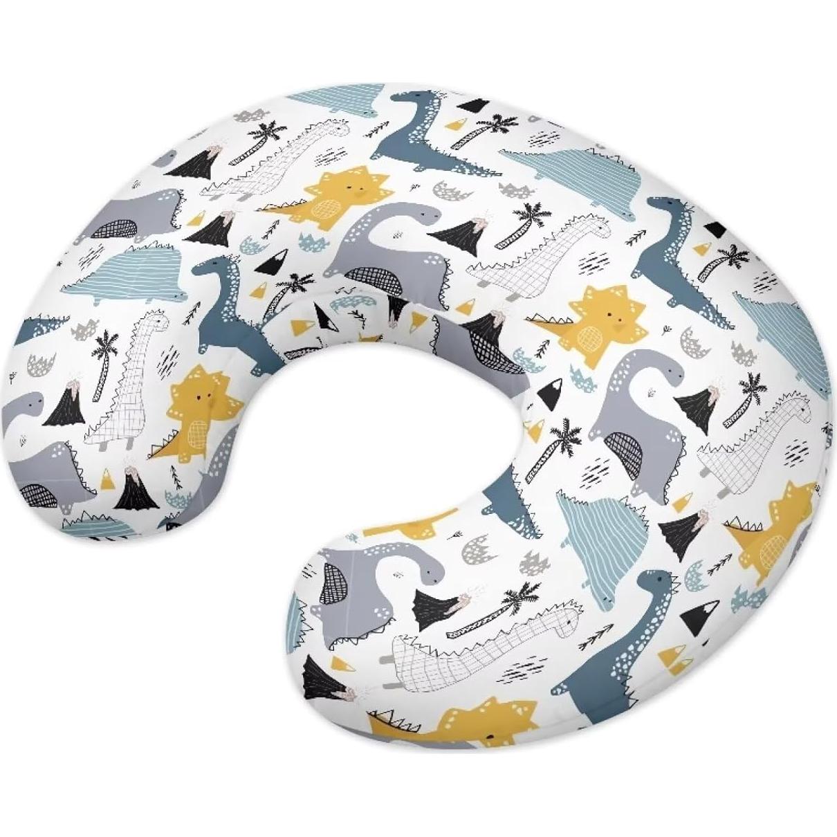 Funda de Almohada de Lactancia Mintulipy Dinosaurio Extraíble