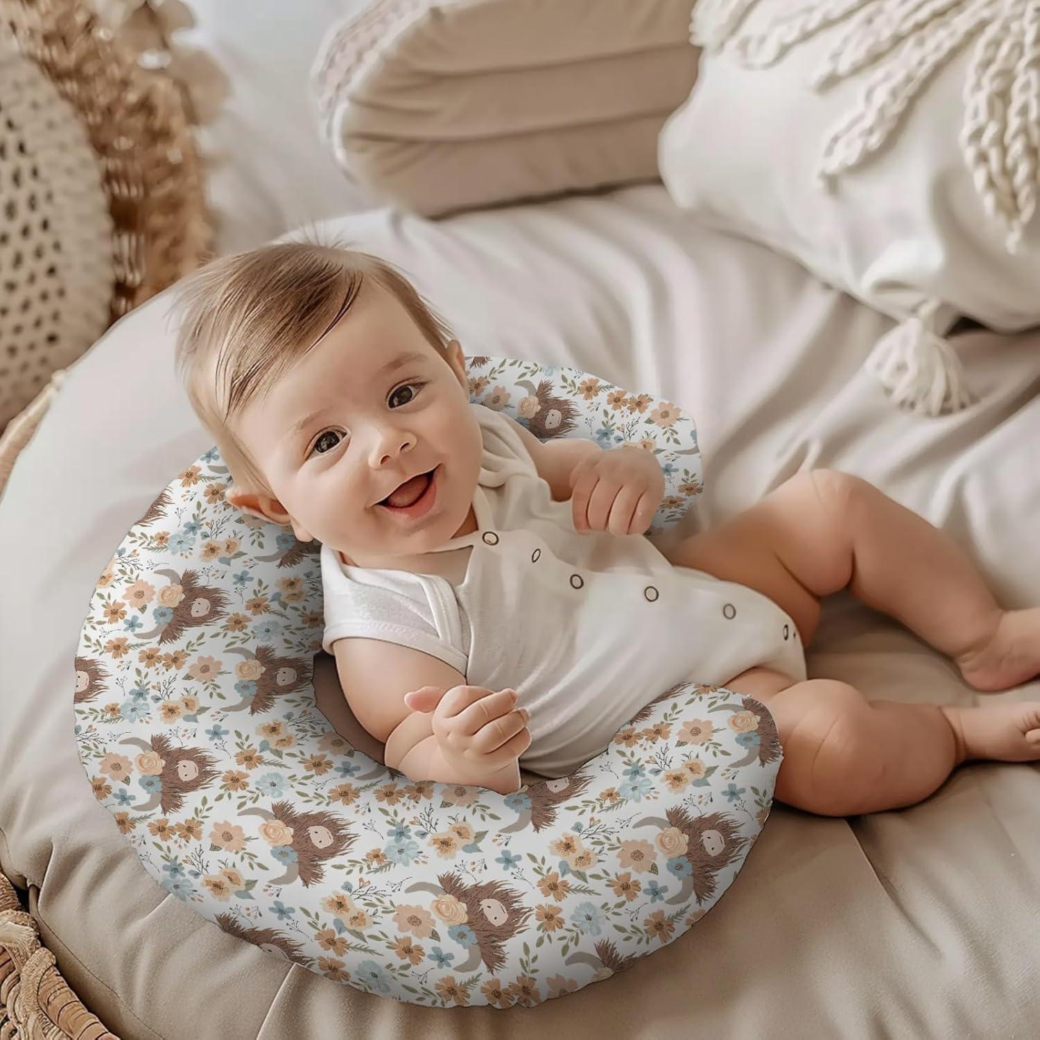 Funda de Almohada de Lactancia Floral Unisex 46x56 cm