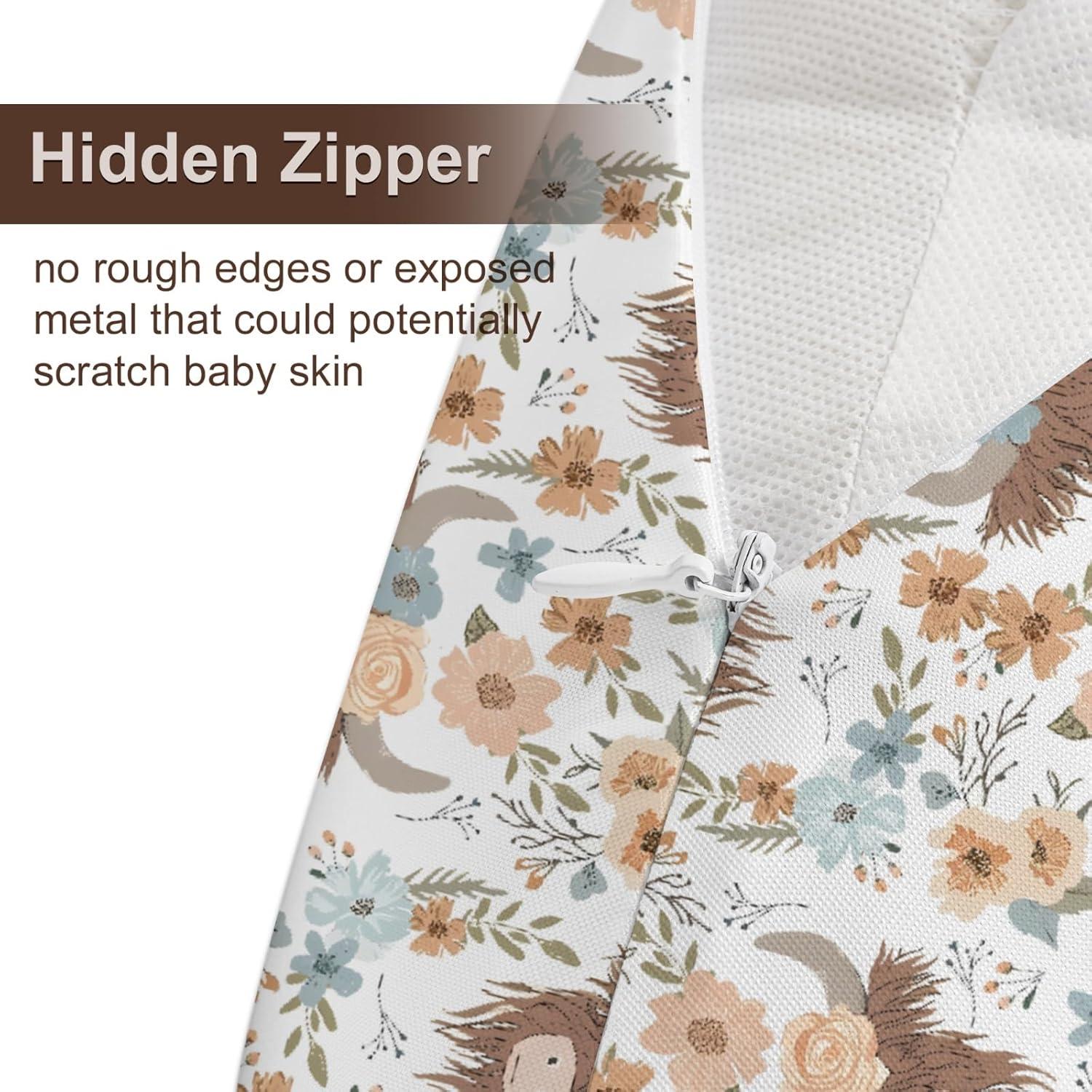 Funda de Almohada de Lactancia Floral Unisex 46x56 cm