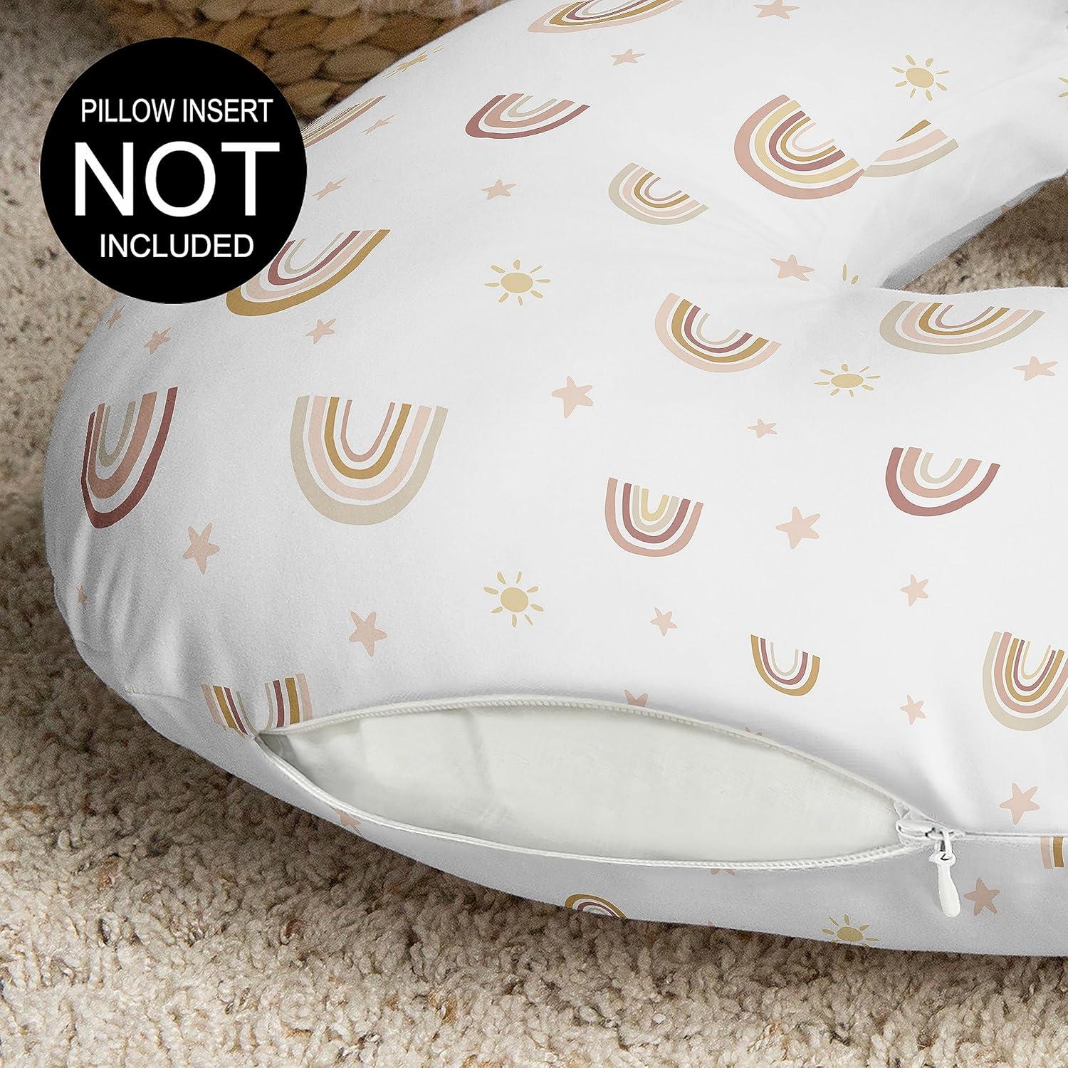 Funda de Almohada de Lactancia Sweet Jojo Rosa Boho 64x43cm