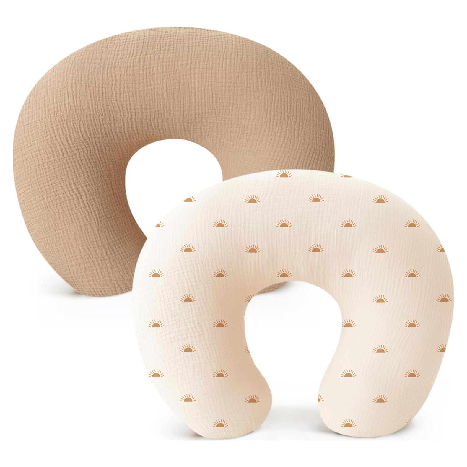 Konssy Fundas de Almohadas de Muselina 100% Algodón - 2 Piezas