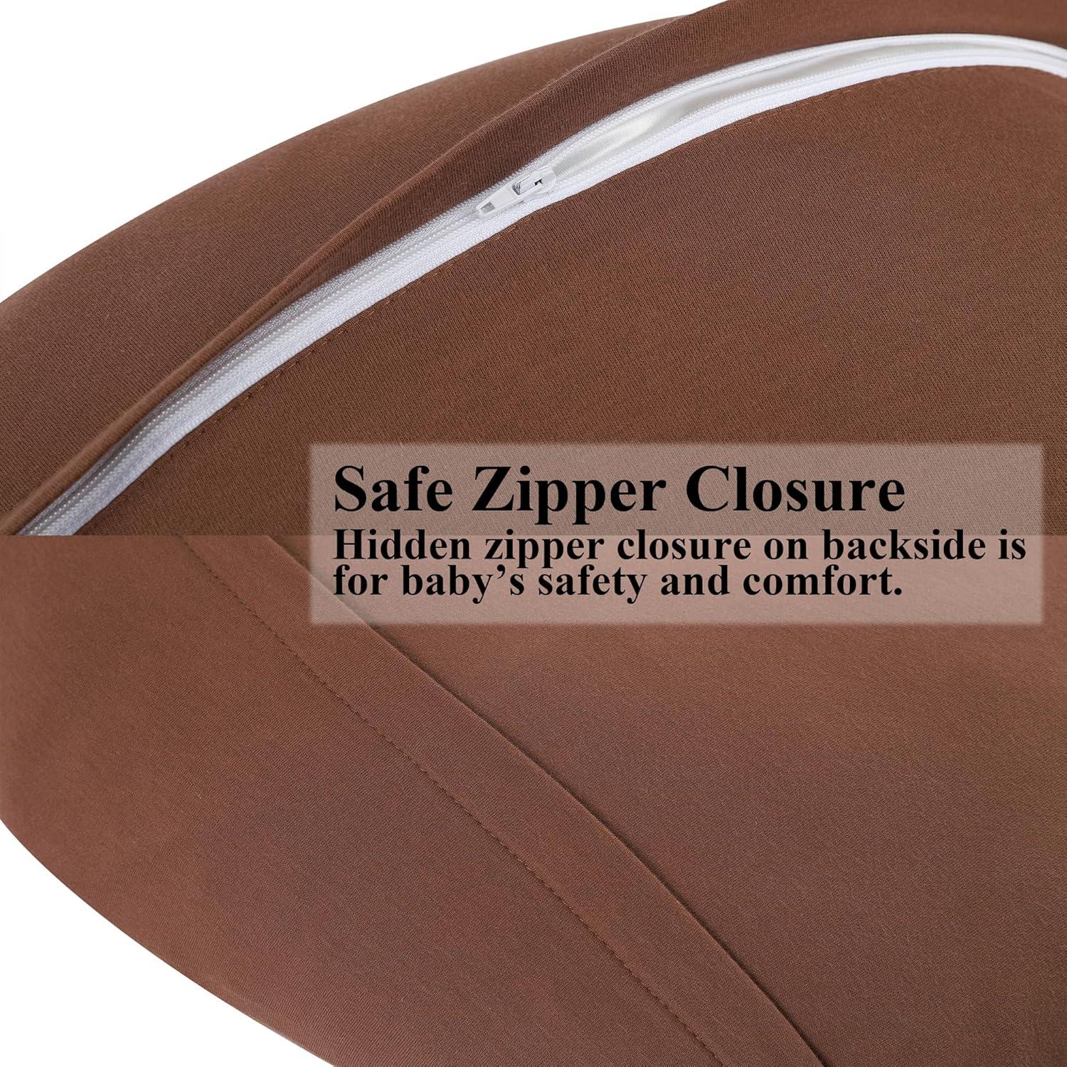 Funda de Almohada de Lactancia Onacosht Algodón Orgánico 100%