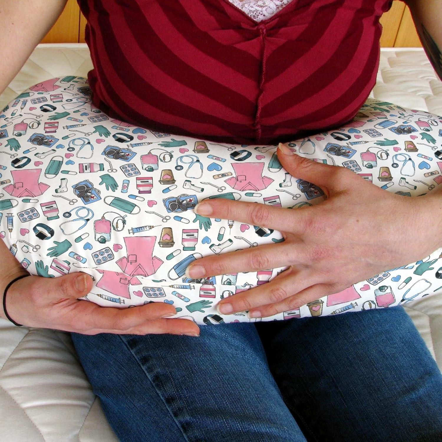 Funda de Almohada de Lactancia Rosa ZoUbqchY 55.88x45.72 cm