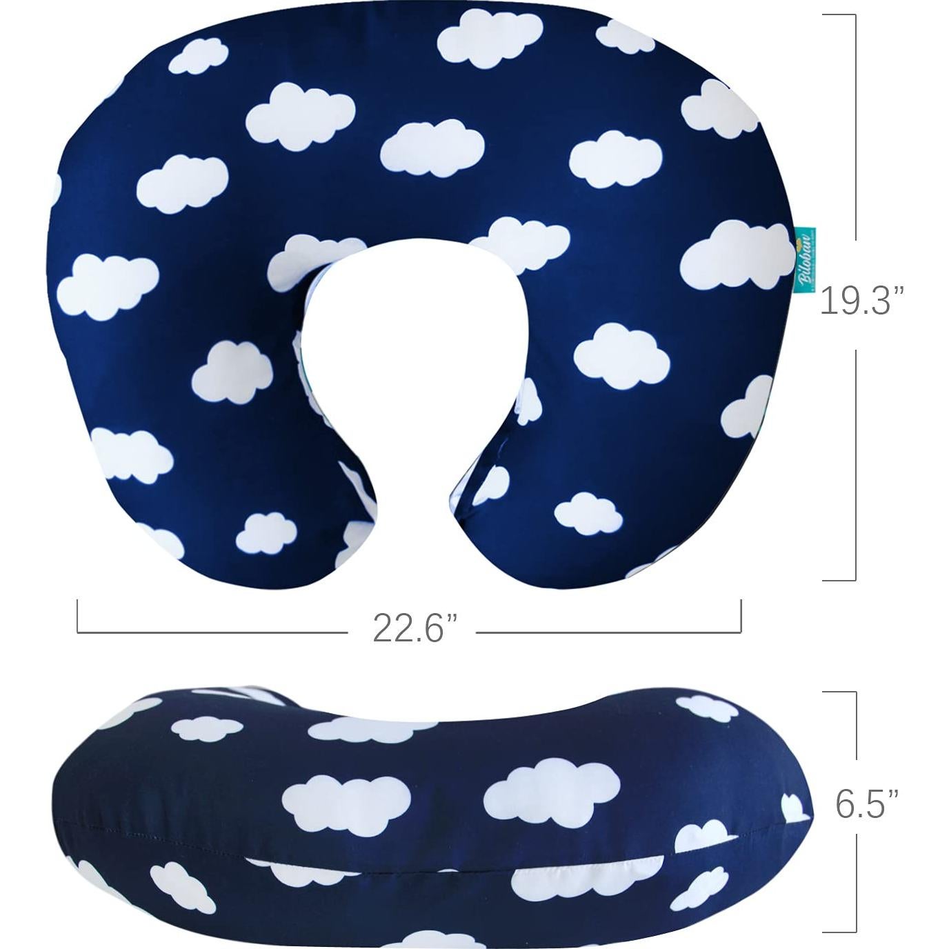 Funda de Almohada de Lactancia Biloban 2 Piezas Microfibra Suave