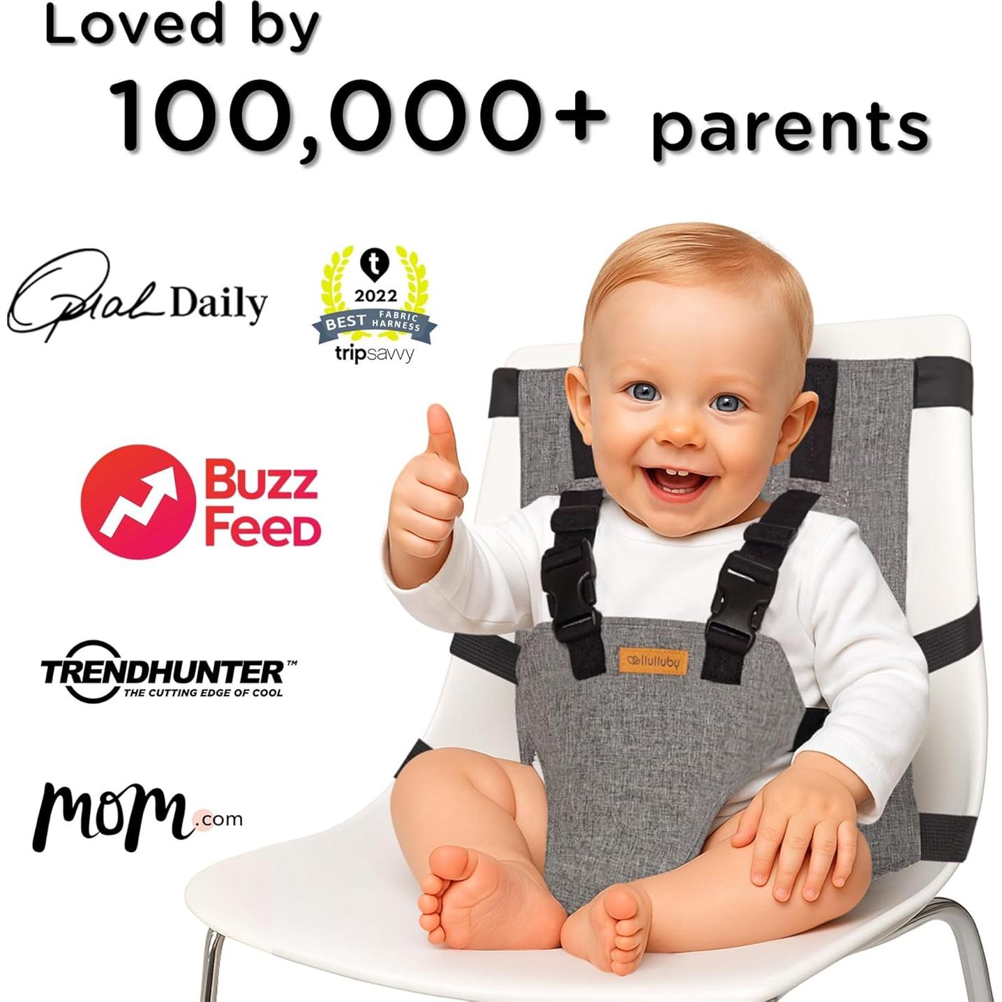 Silla Alta Portátil Liuliuby para Bebé - Compacta y Ajustable