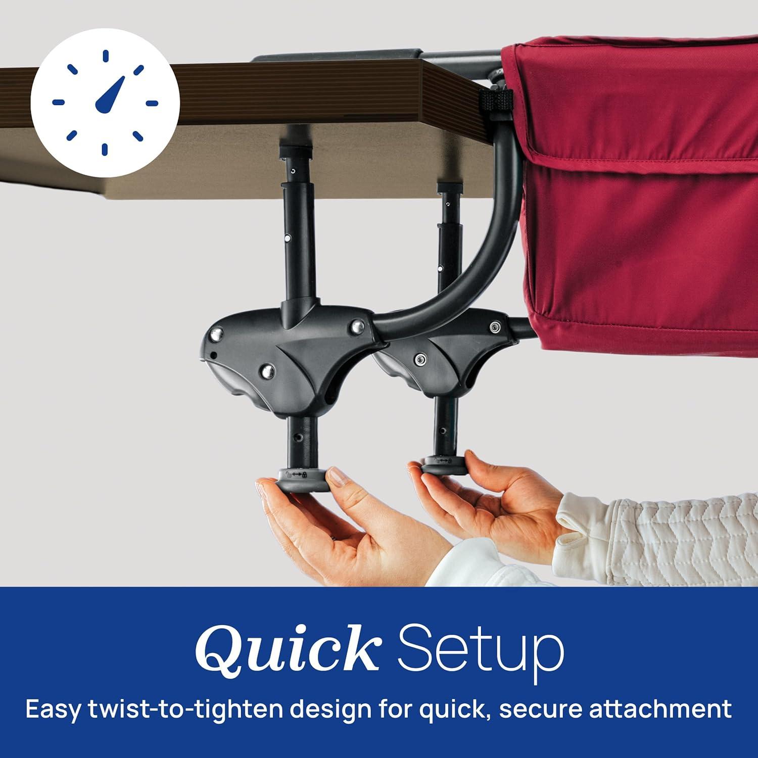 Silla Alta Portátil Chicco Caddy Hook-On para Bebés hasta 16.8 kg