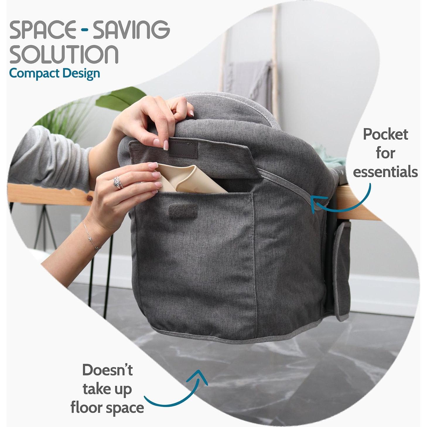 Silla Alta de Gancho para Bebé TB560 - Portátil y Compacta