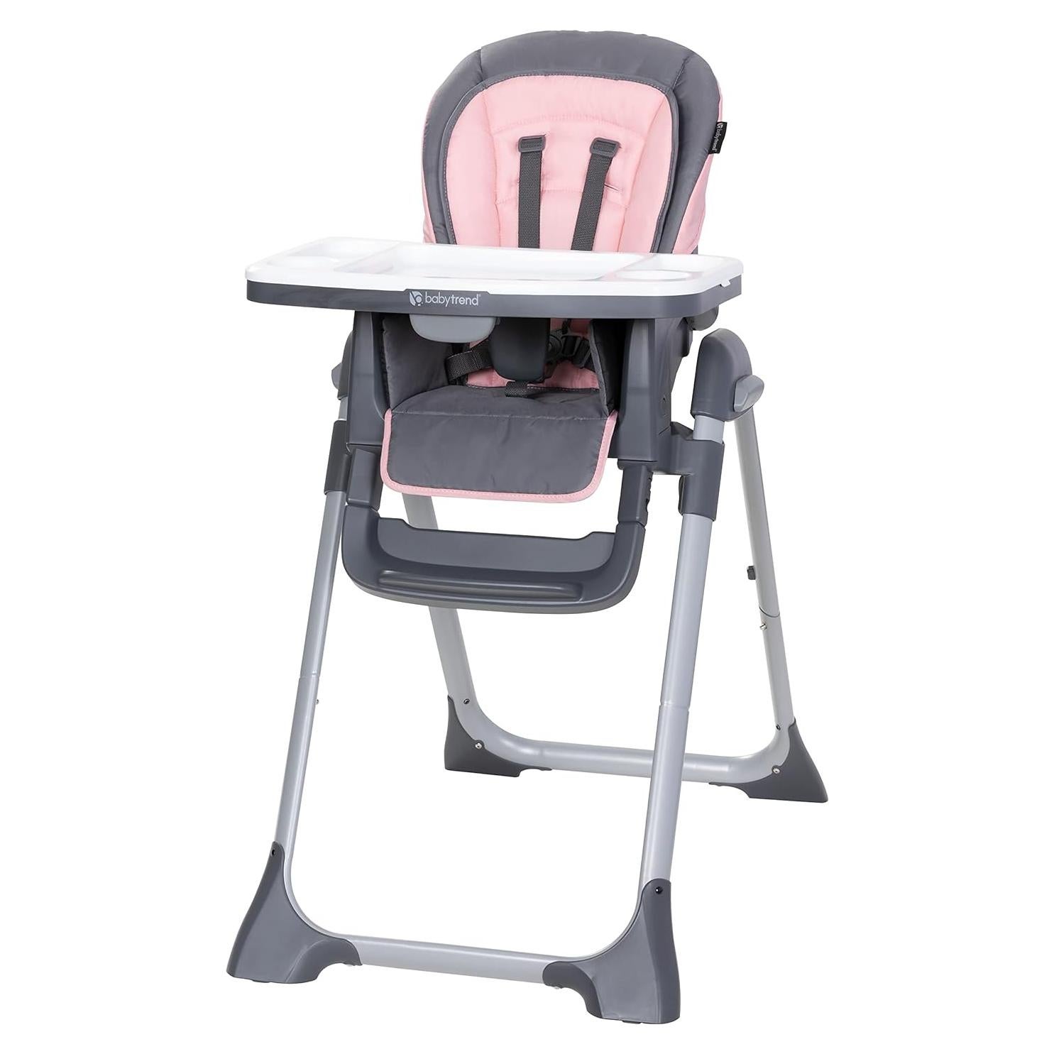 Silla Alta 3 en 1 Baby Trend Sit Right 2.0 Rosa Acogedor