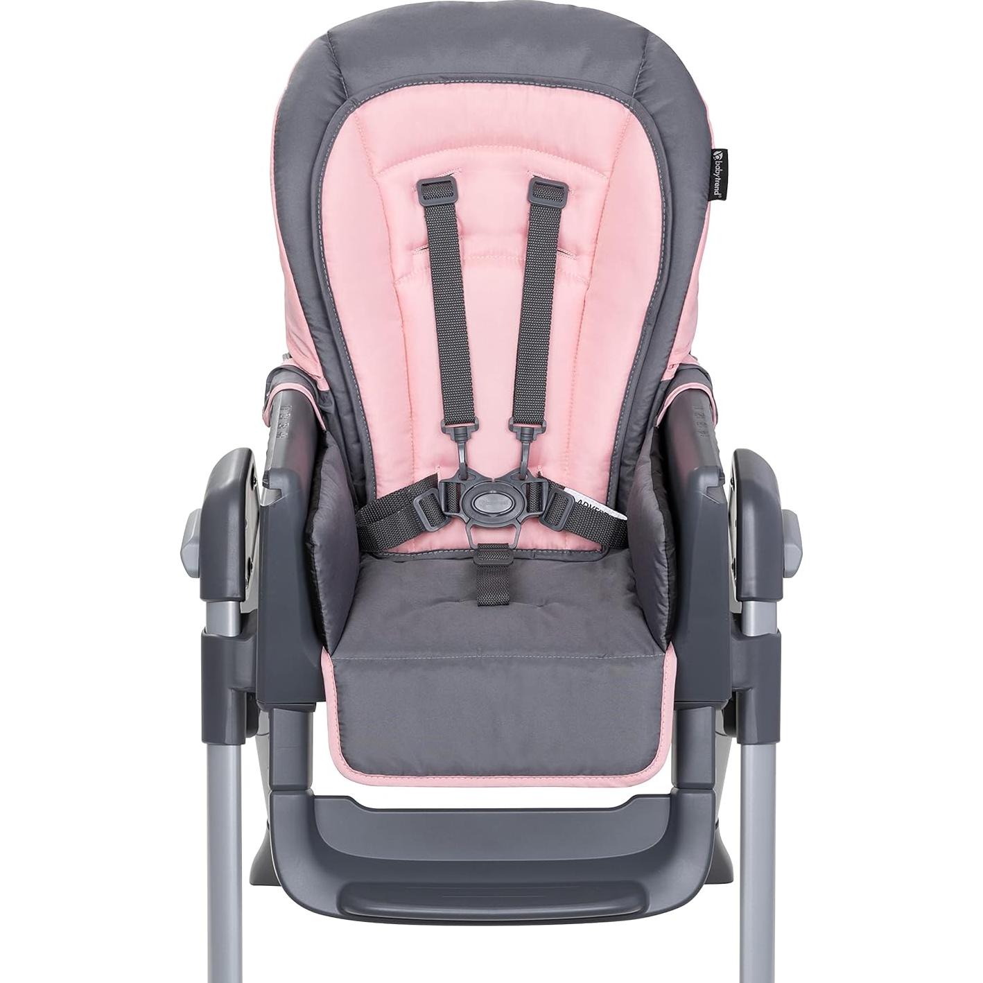 Silla Alta 3 en 1 Baby Trend Sit Right 2.0 Rosa Acogedor