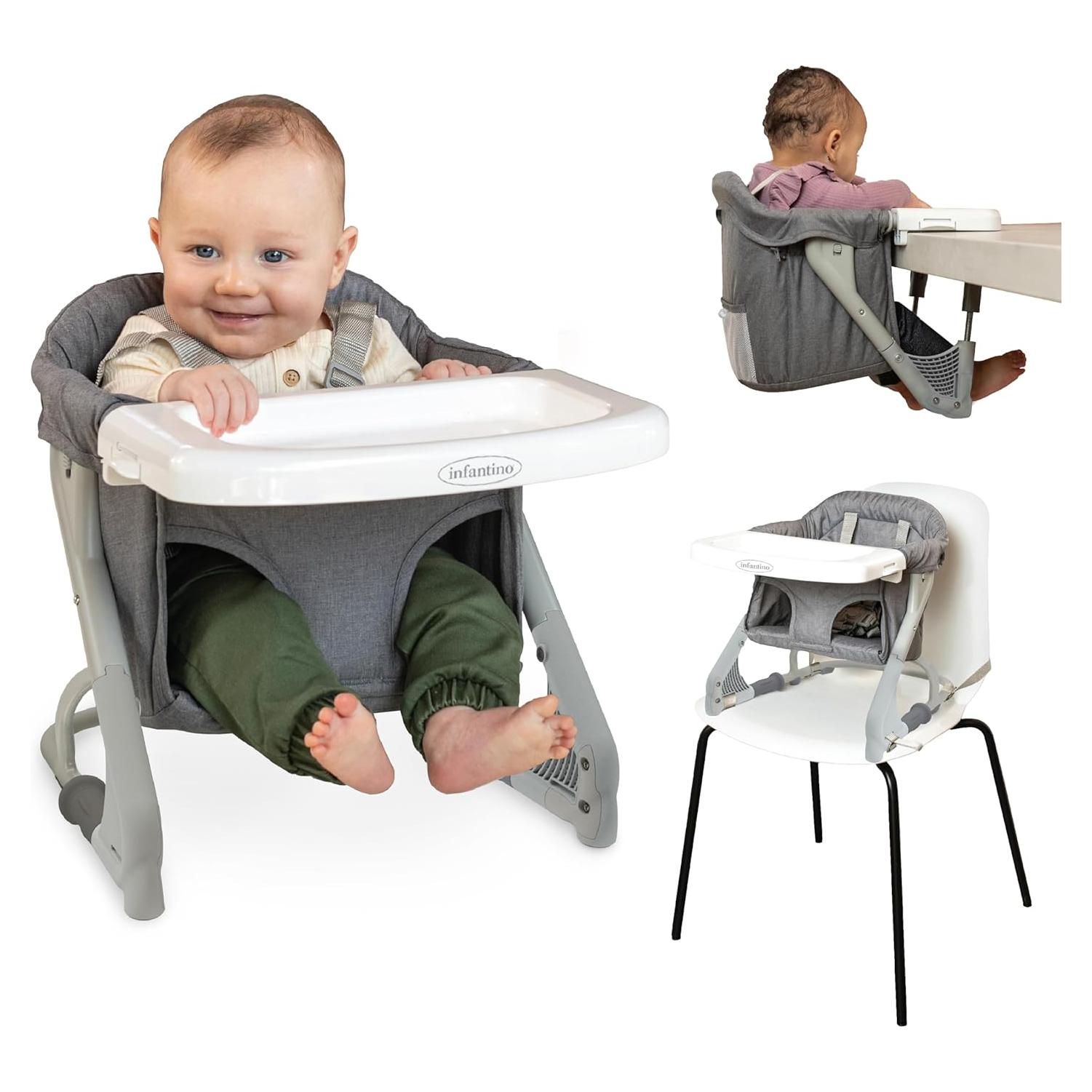 Asiento Elevador de Viaje Infantino 204009-00 Gris, 1.81 kg