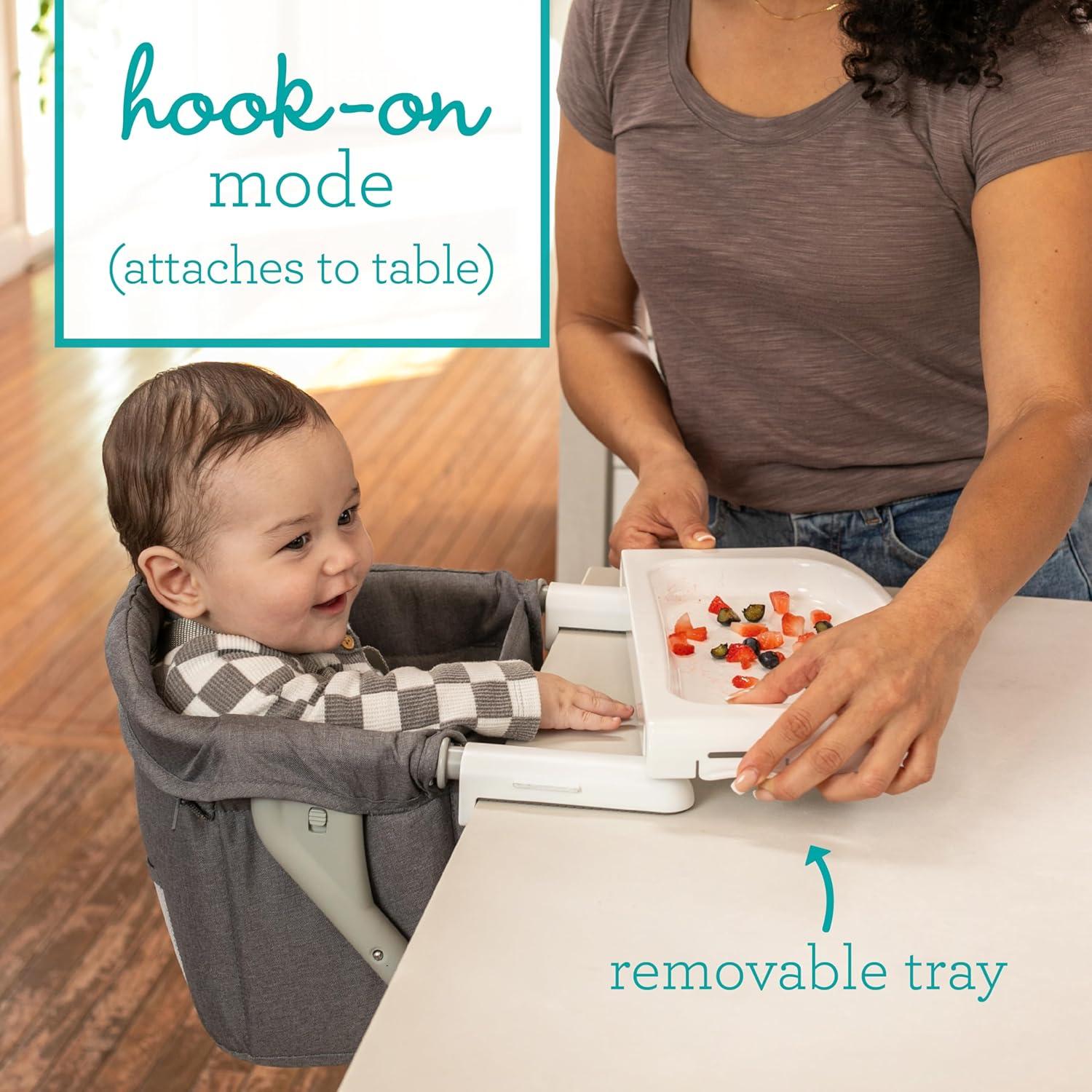 Asiento Elevador de Viaje Infantino 204009-00 Gris, 1.81 kg