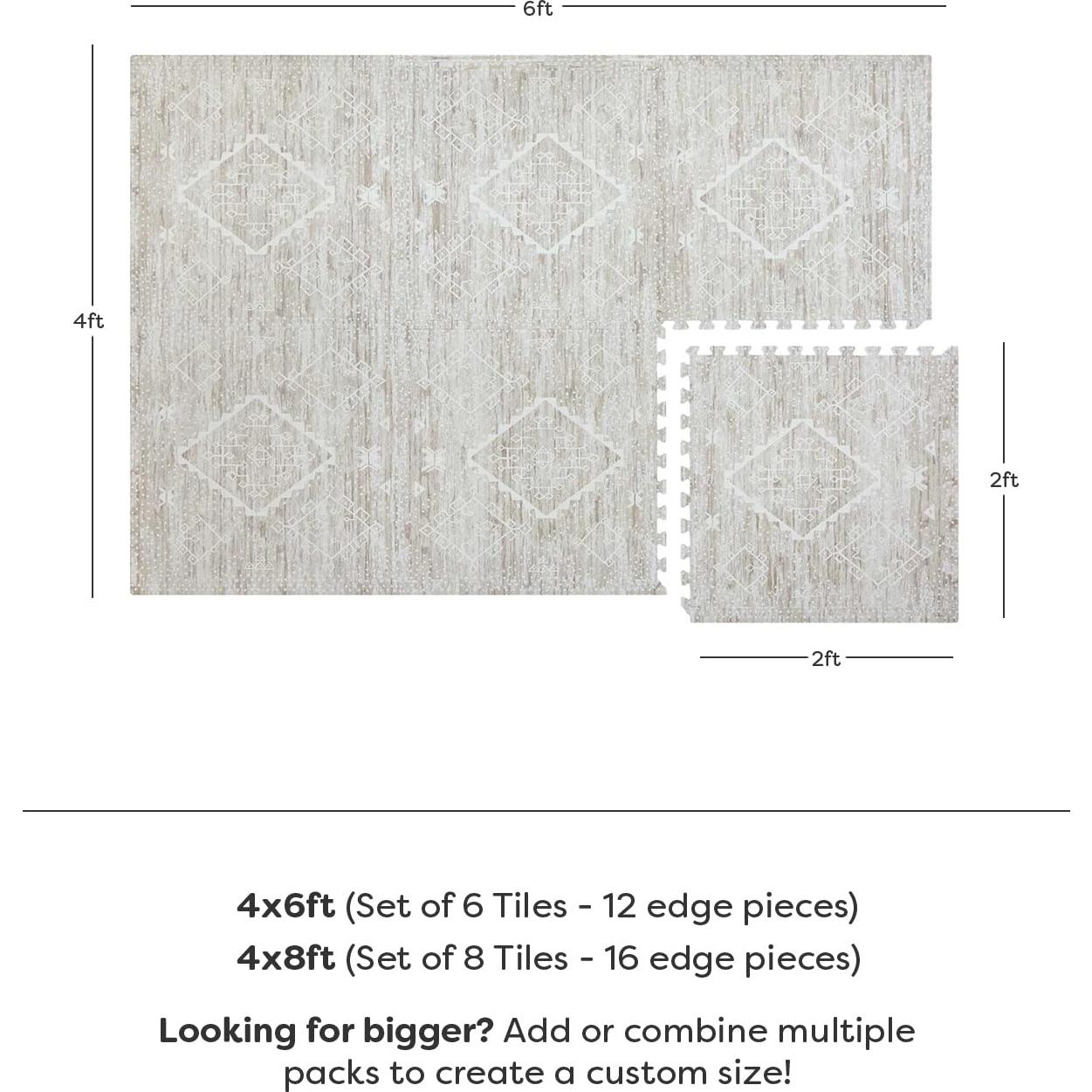 Alfombra de Juego para Bebés House of Noa 1.22x1.83m EVA