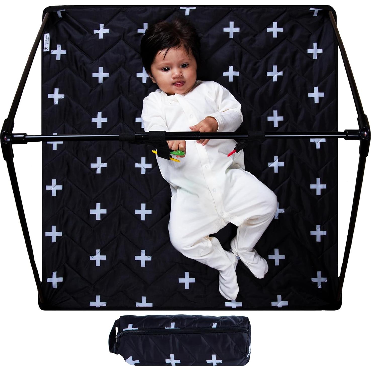 Alfombra de Juego para Bebés Portátil The Modern Ohana Geométrico