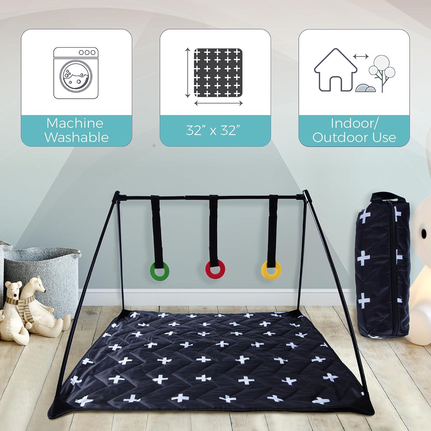 Alfombra de Juego para Bebés Portátil The Modern Ohana Geométrico